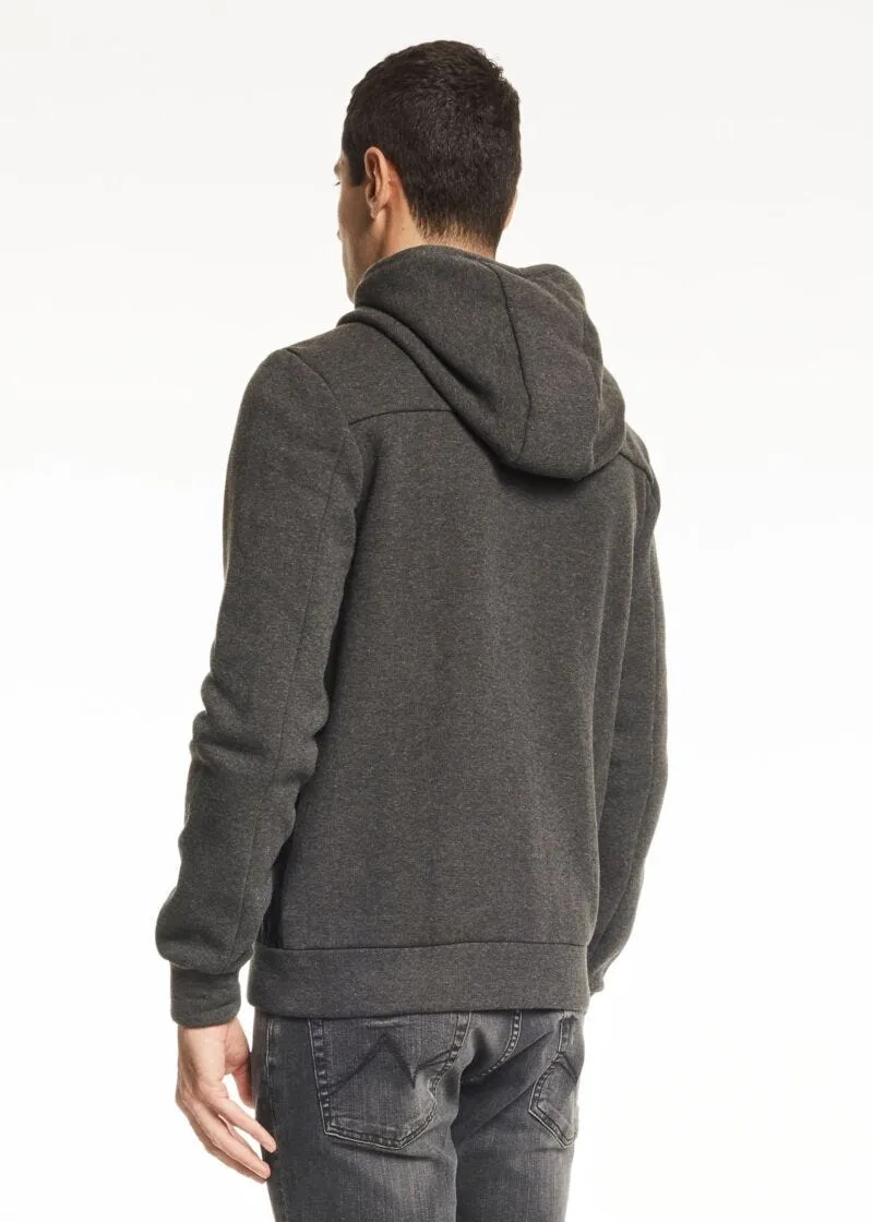 Felpa con cappuccio in cotone e nylon 3
