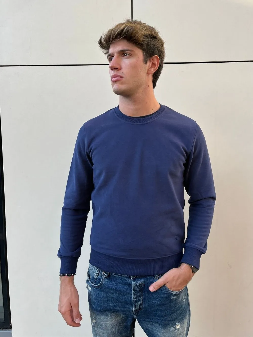 Felpa girocollo basic gl