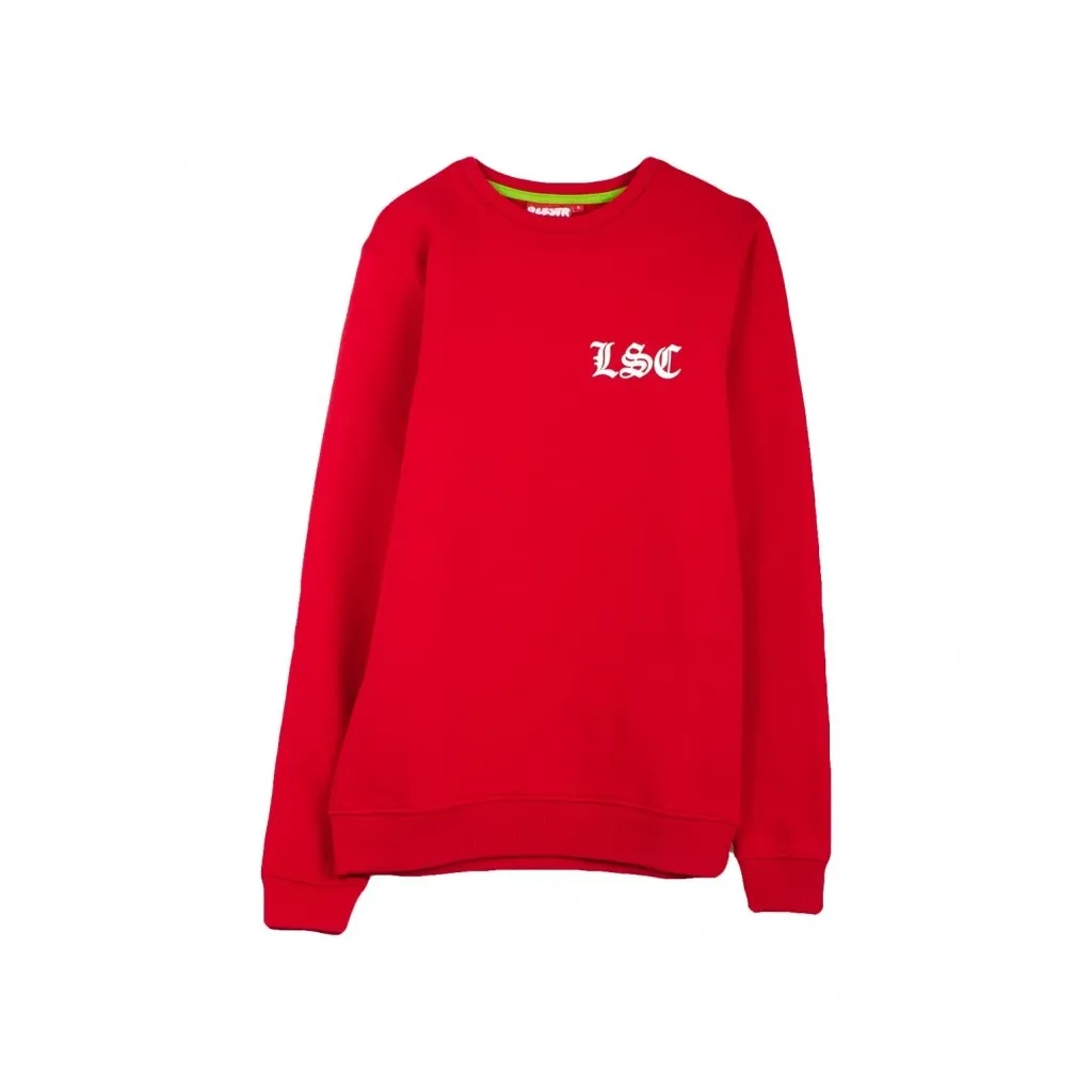 FELPA GIROCOLLO BLANK RED