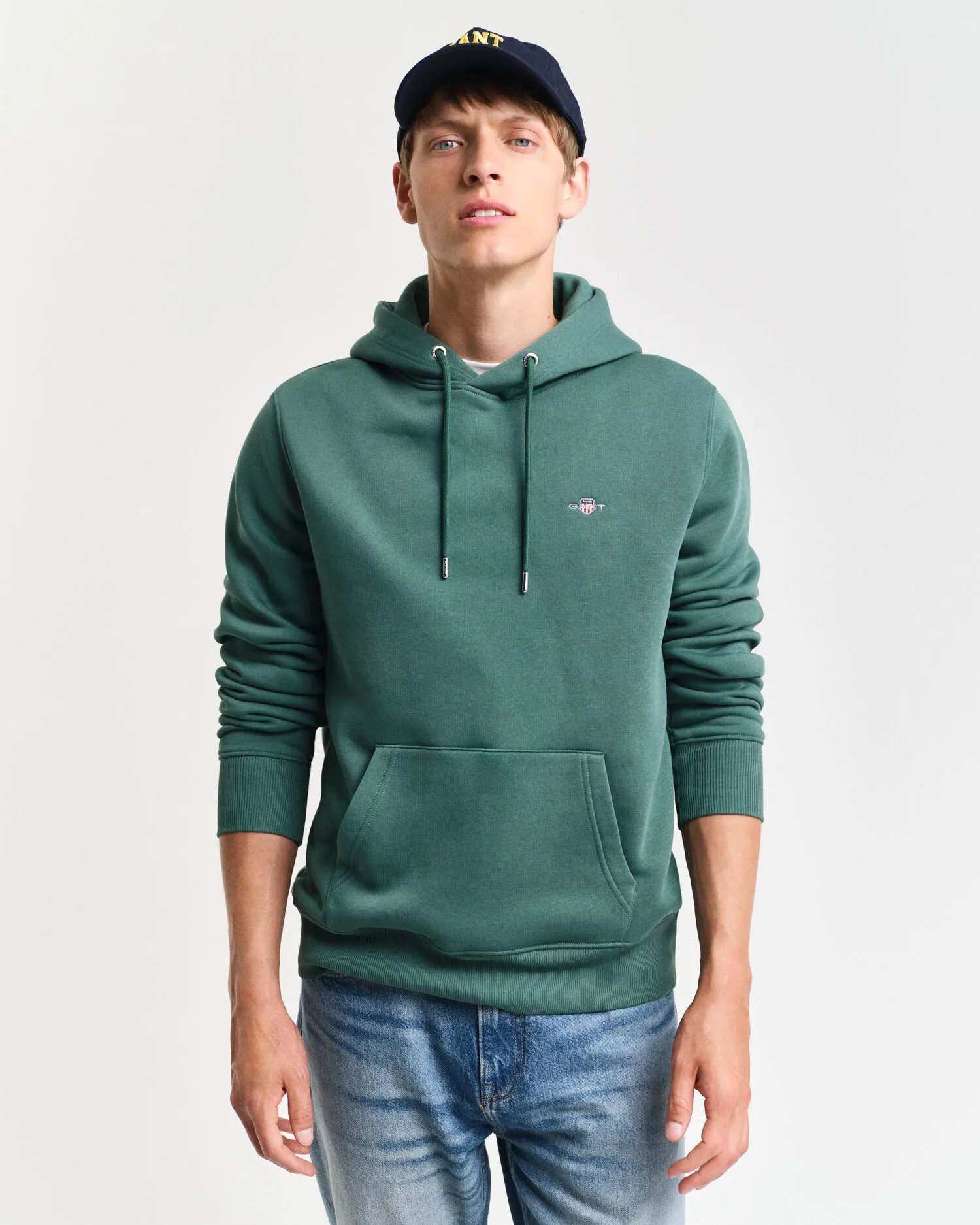 Felpa Shield con cappuccio    