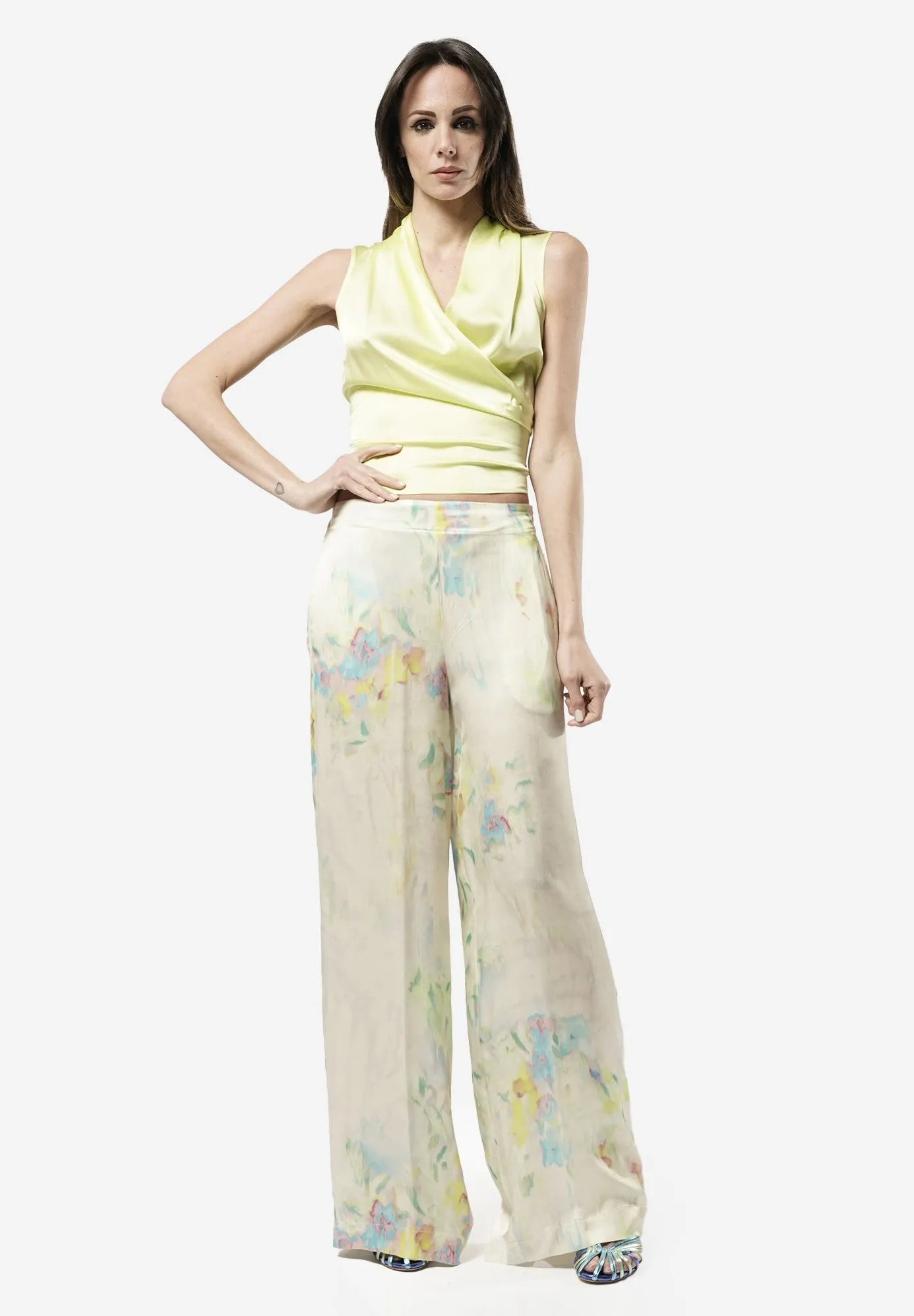 FLOWER - Pantaloni
