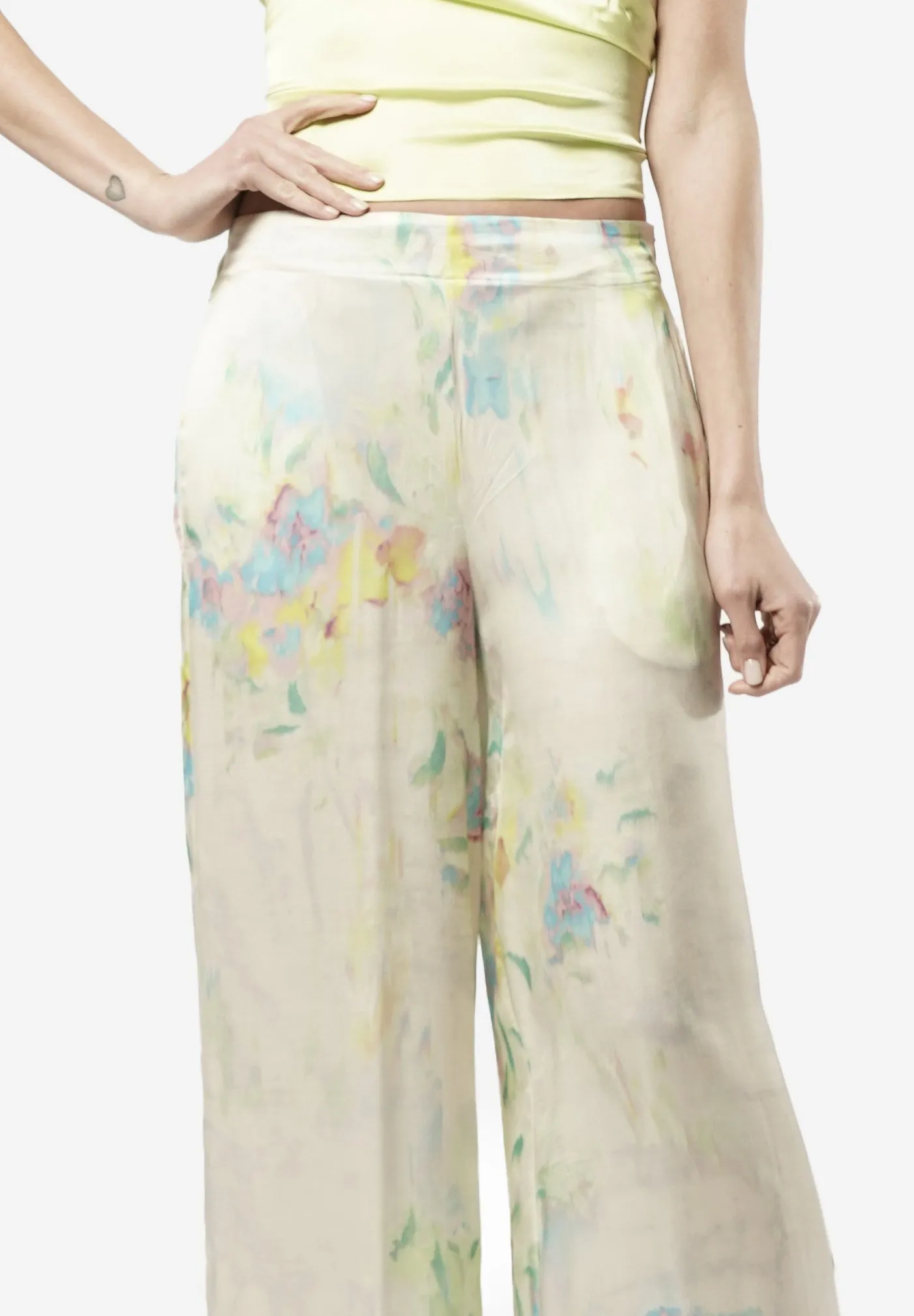 FLOWER - Pantaloni