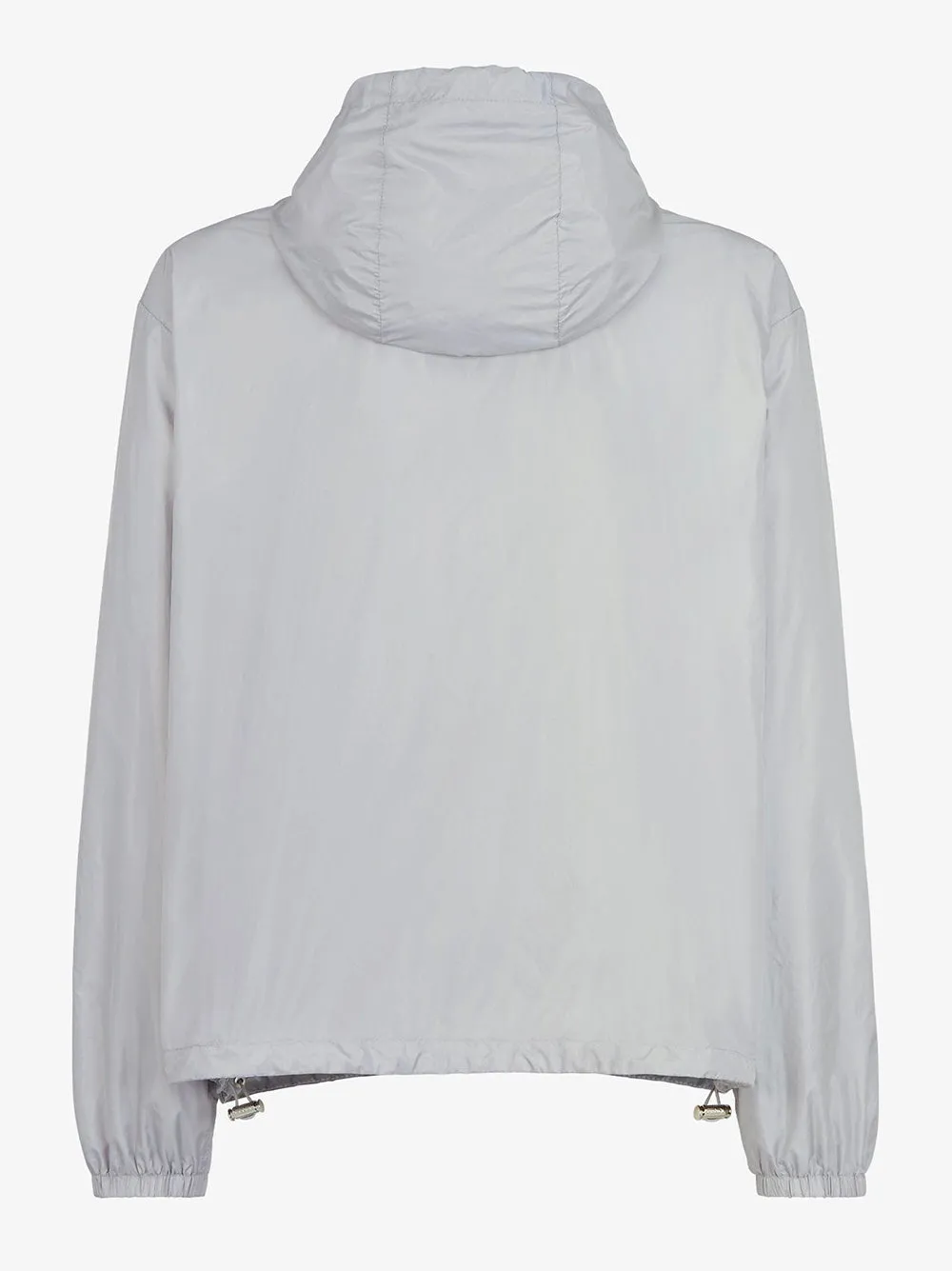 Giacca a vento in nylon grigio