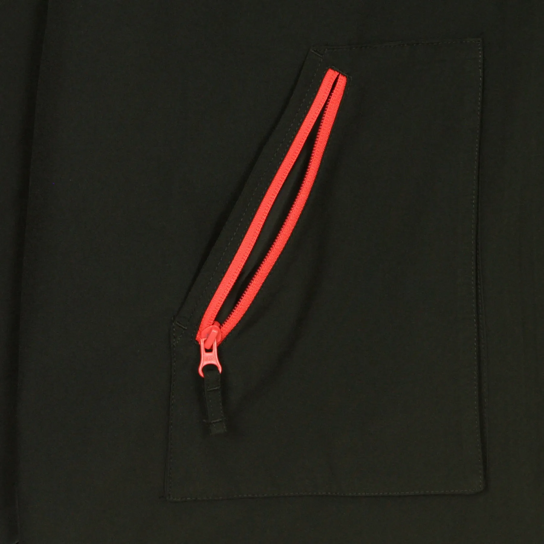 Giacca a Vento Uomo Full Zip Light Black
