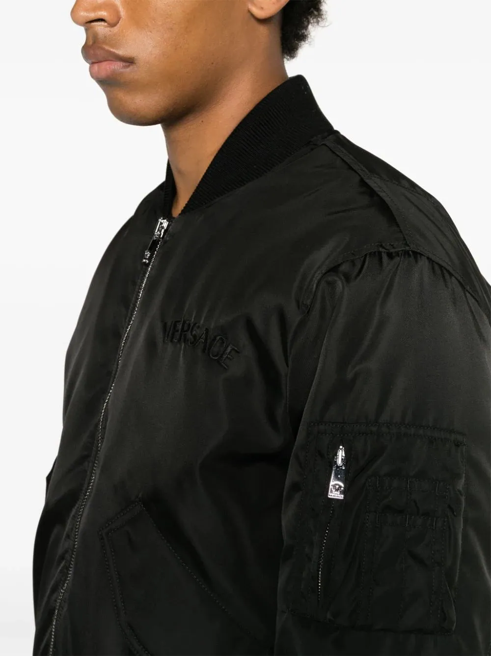 Giacca Bomber con Logo