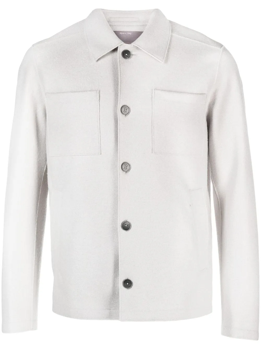 giacca-camicia grigio chiaro