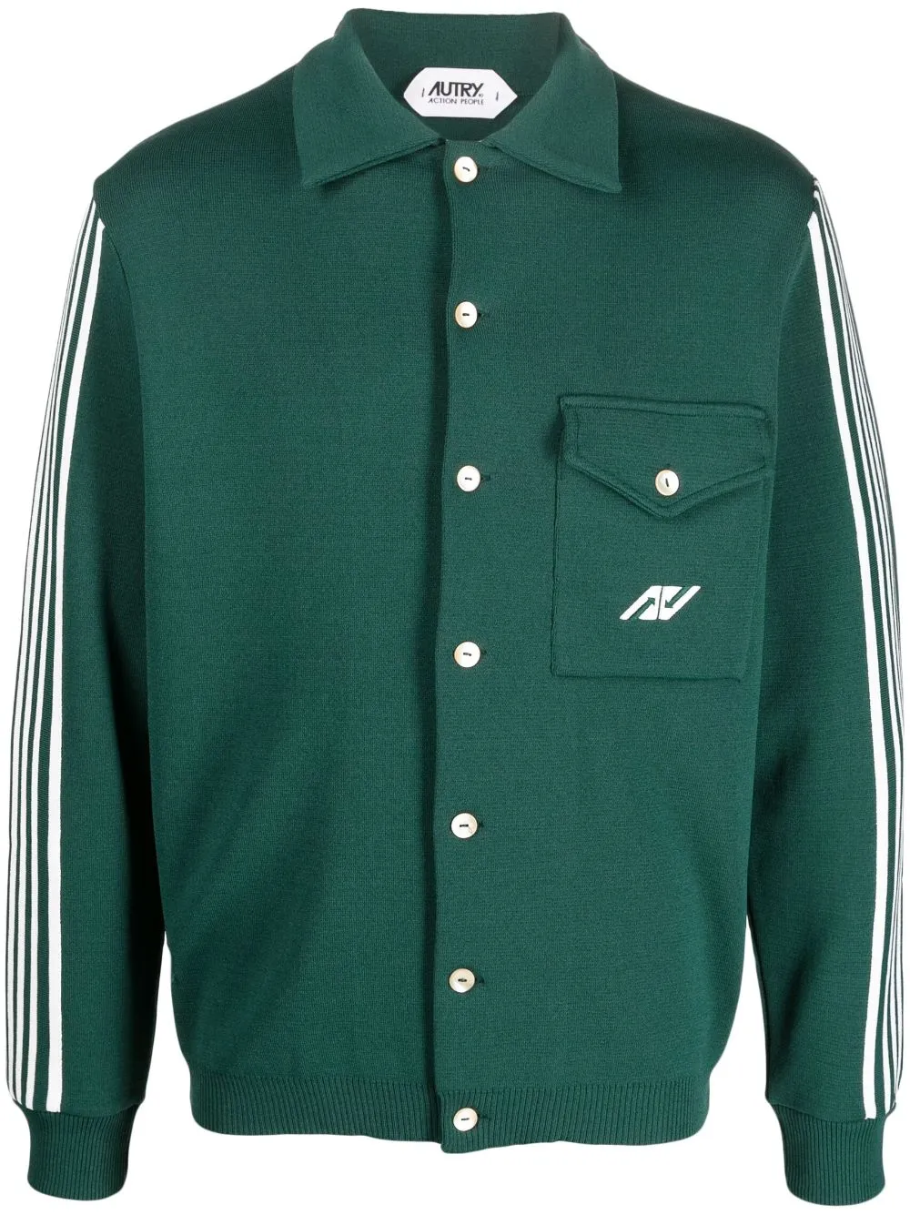 giacca-camicia verde