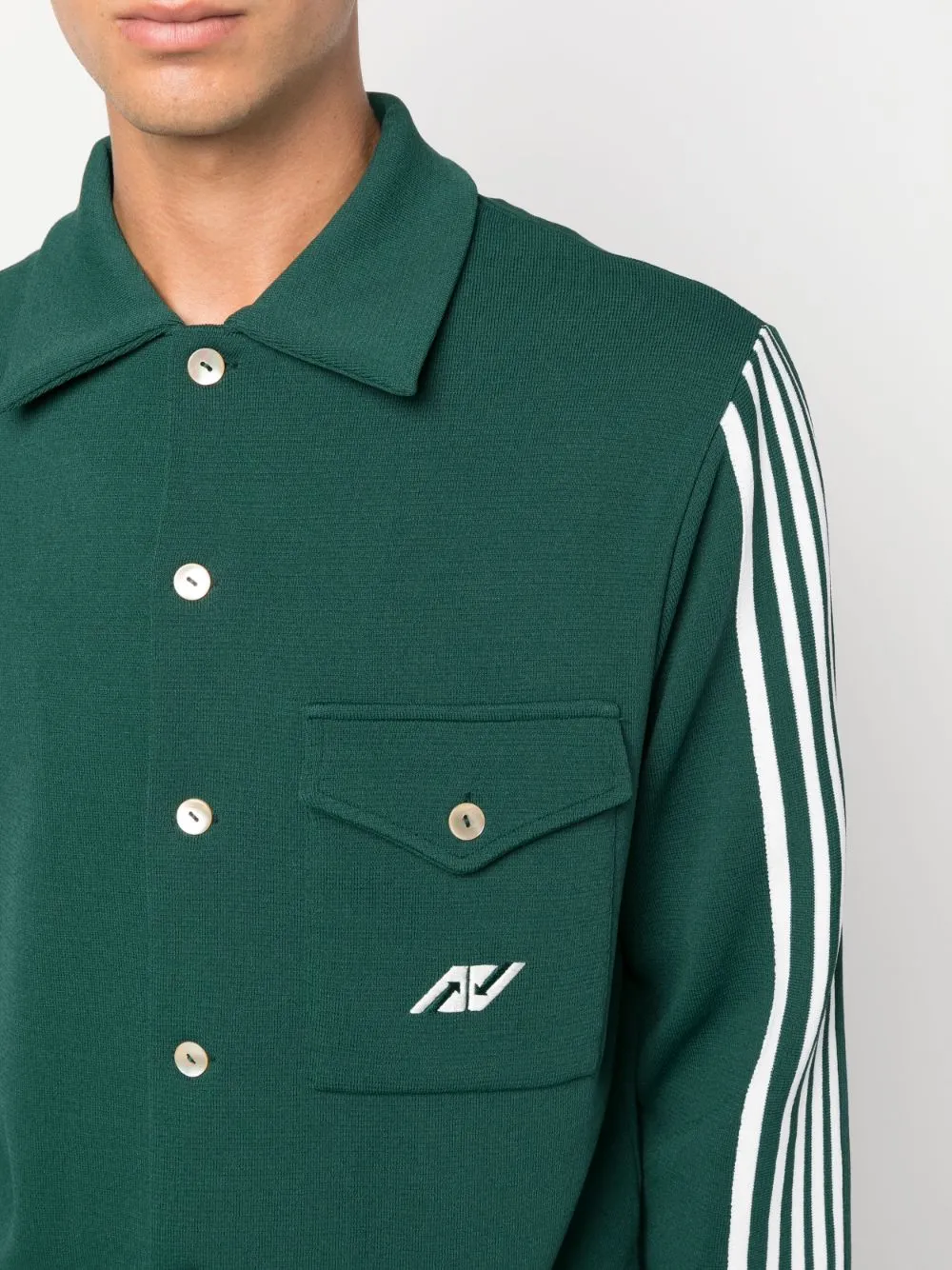 giacca-camicia verde