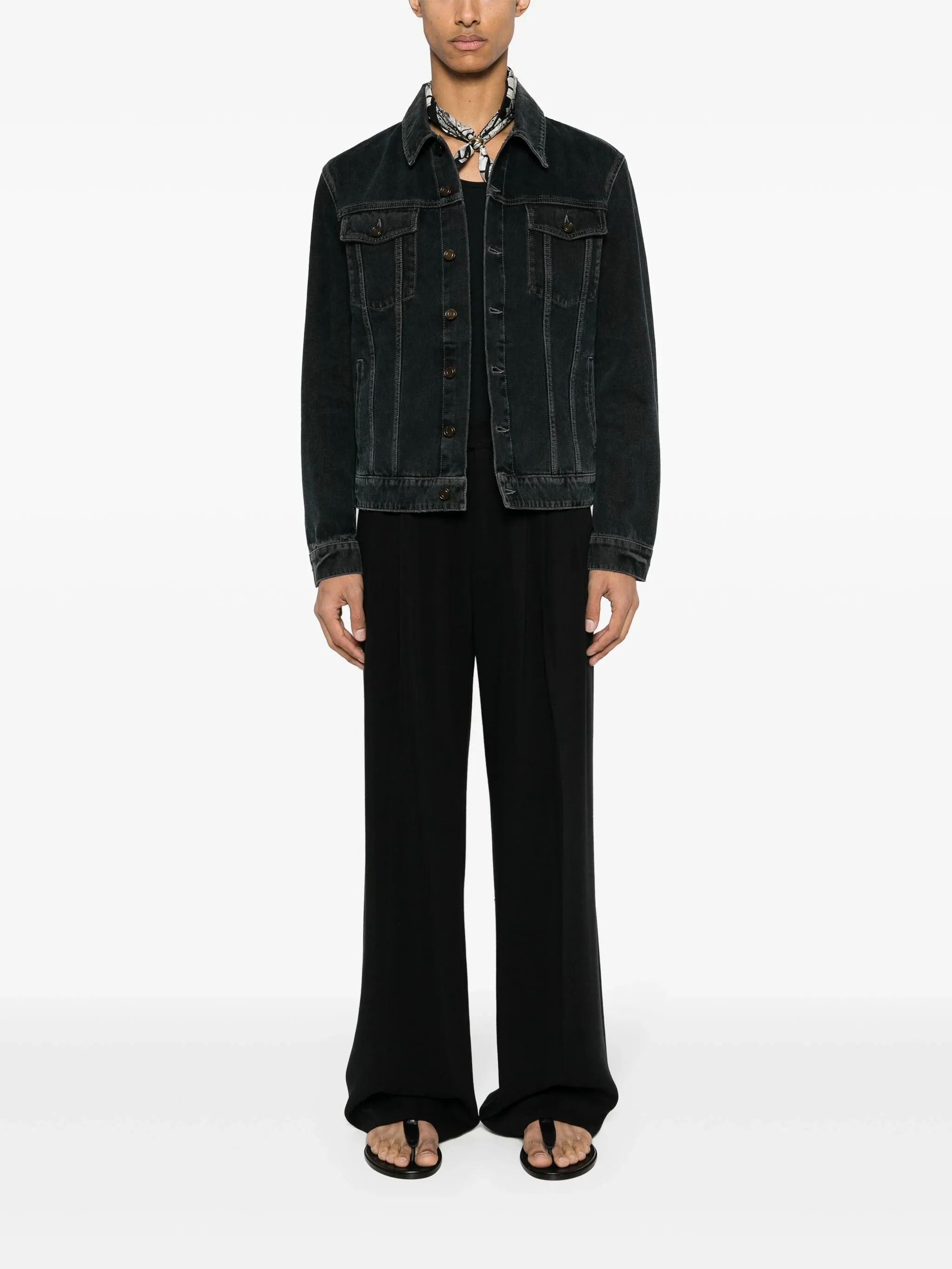 Giacca classica in denim