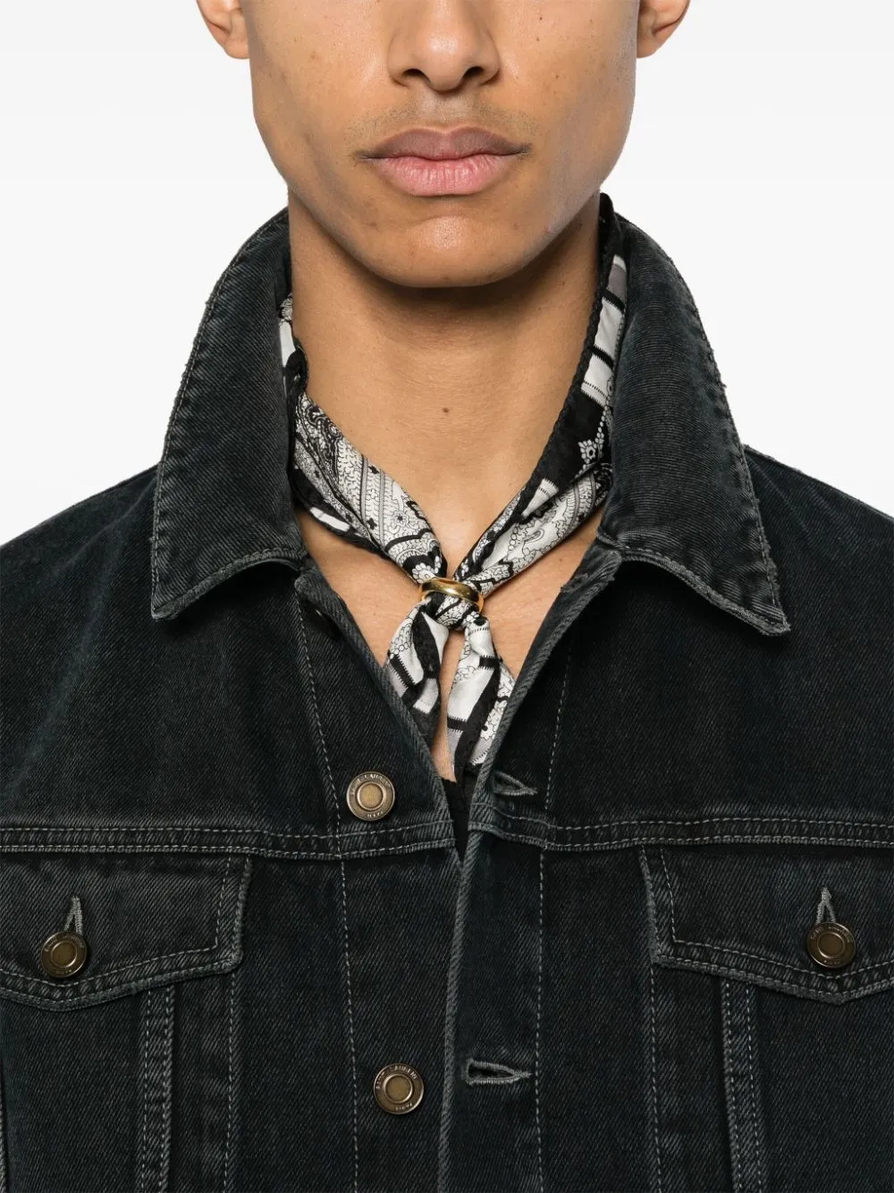 Giacca classica in denim