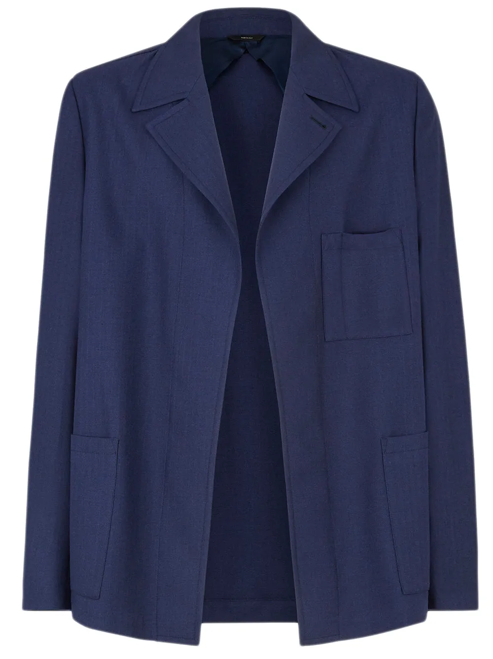 Giacca in lana blu