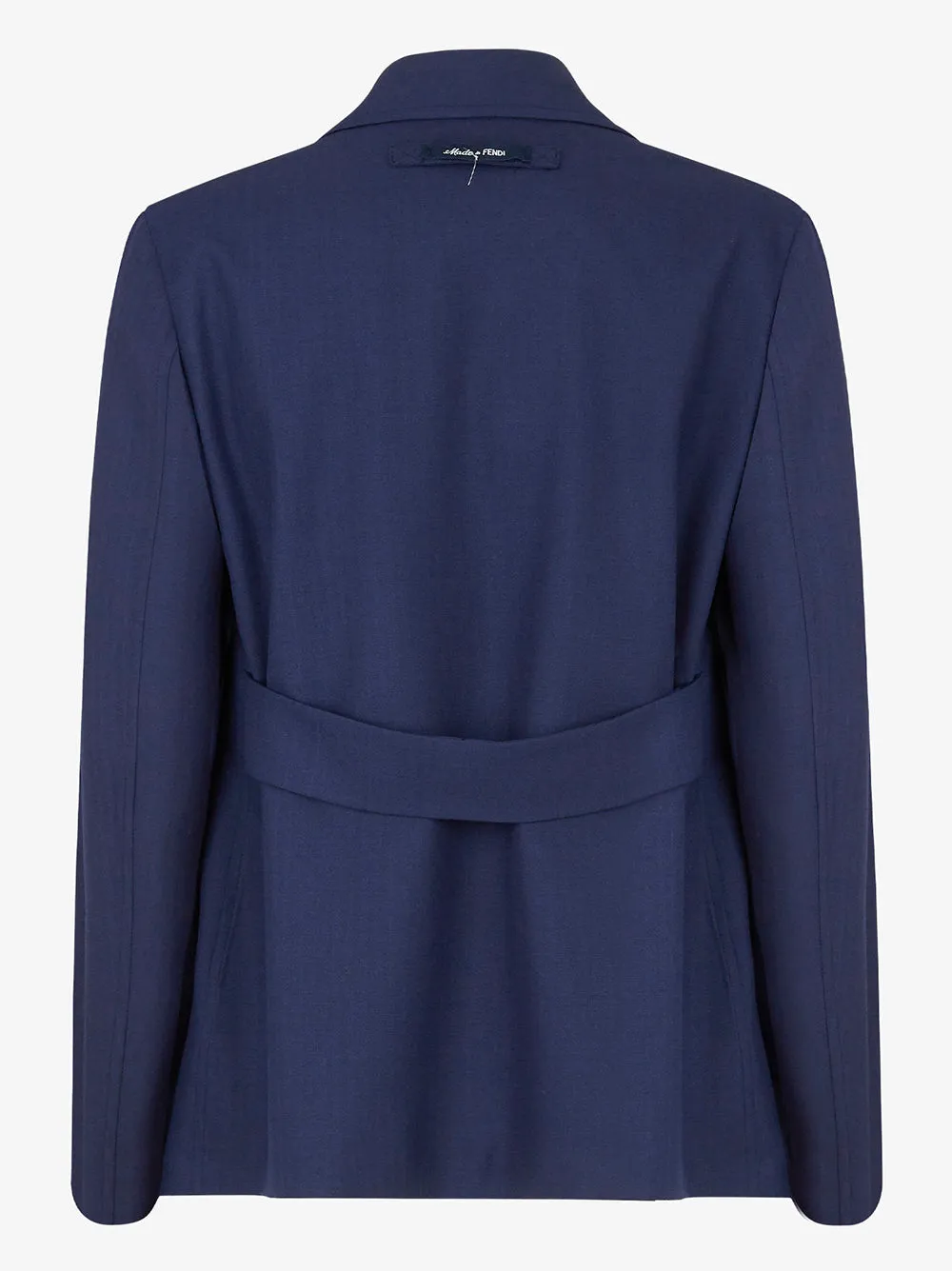 Giacca in lana blu