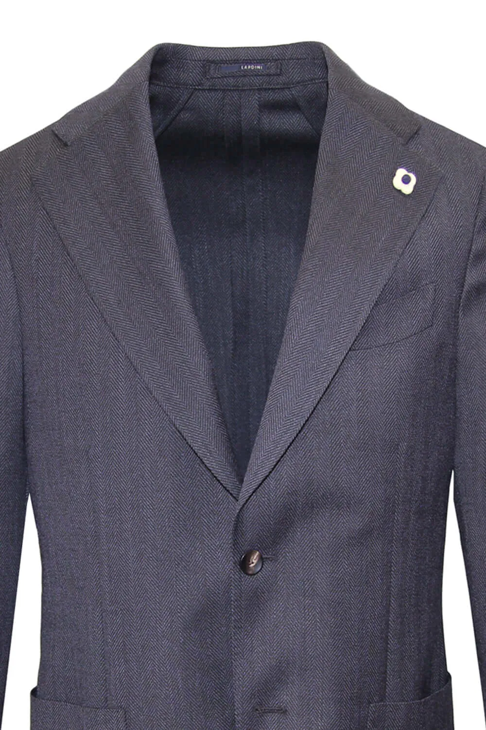 Giacca in lana spigata - LARDINI