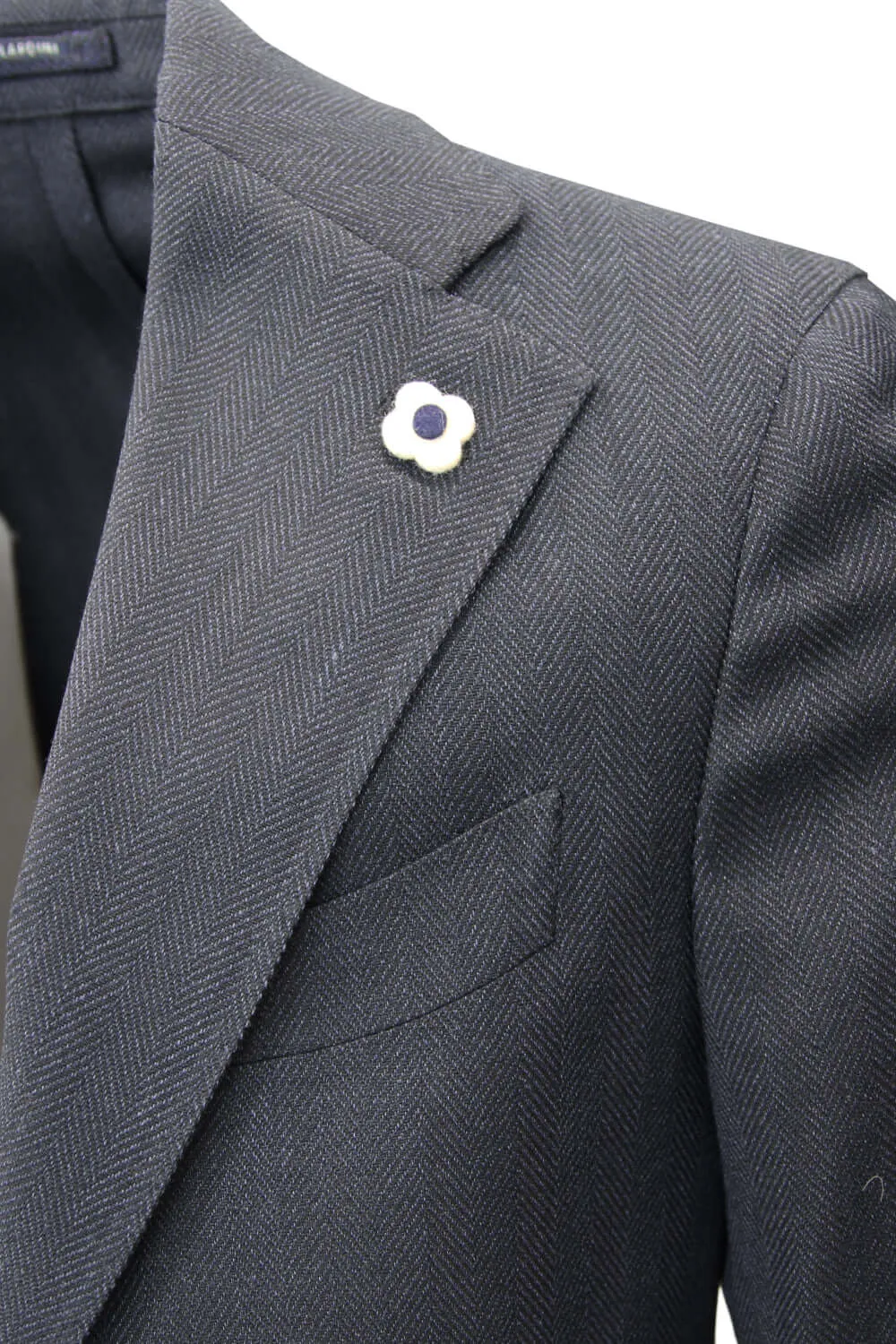 Giacca in lana spigata - LARDINI