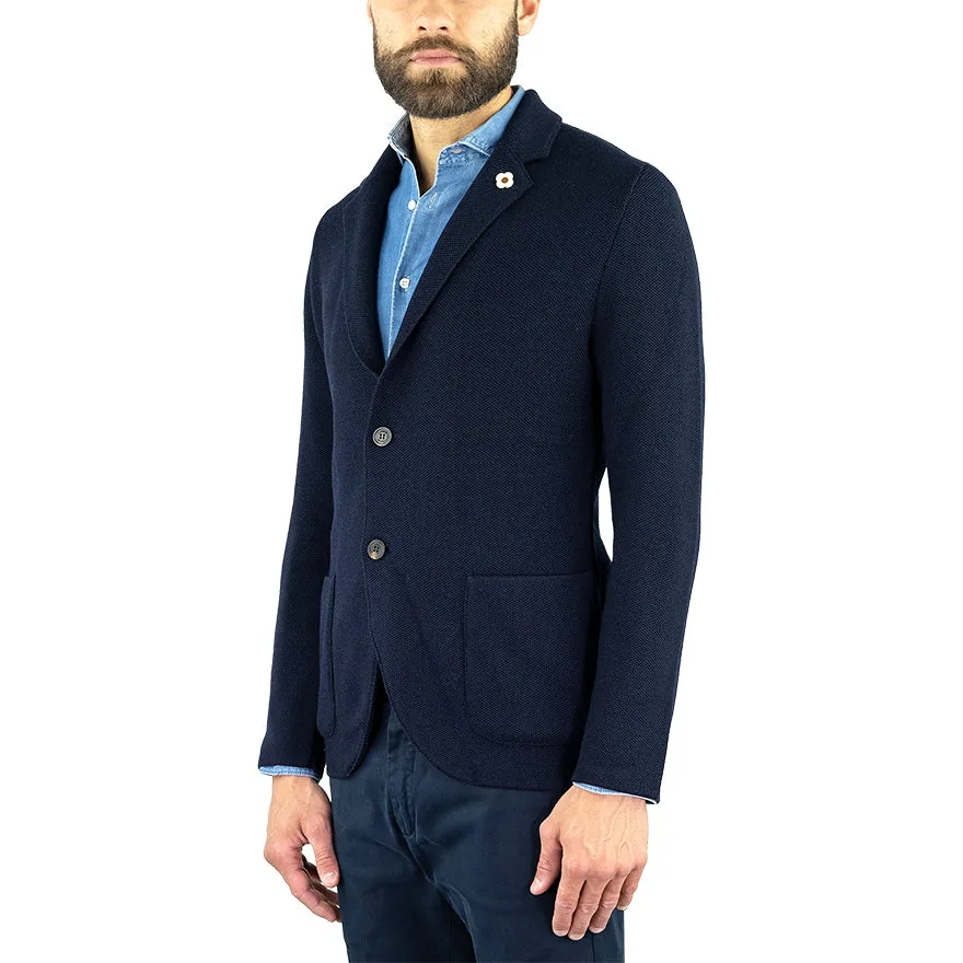 Giacca in Maglia LARDINI Blu