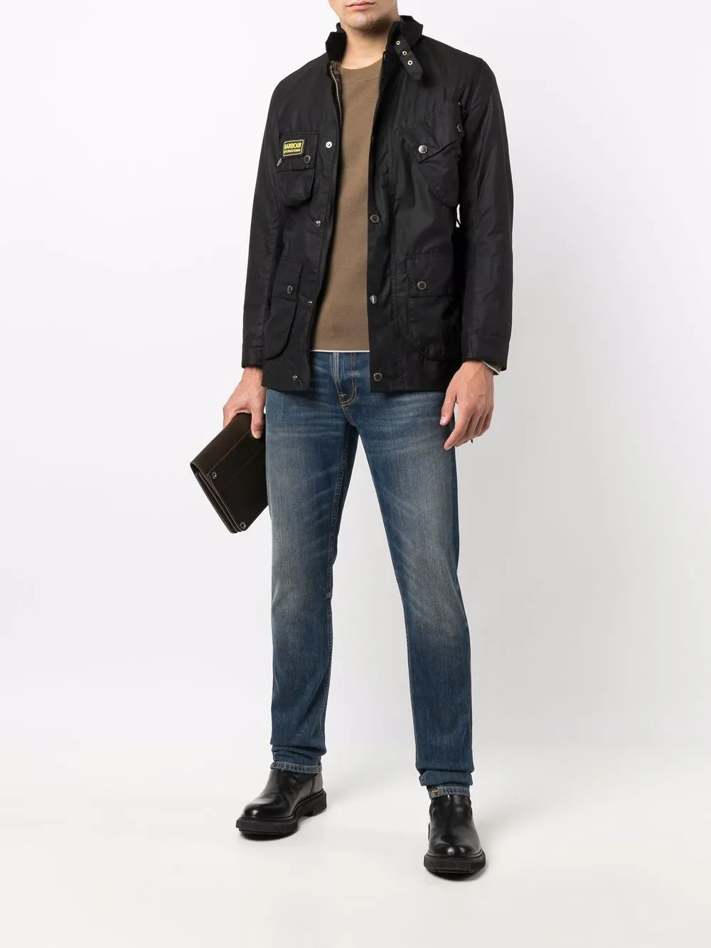 Giacca leggera B.Intl International Waxed