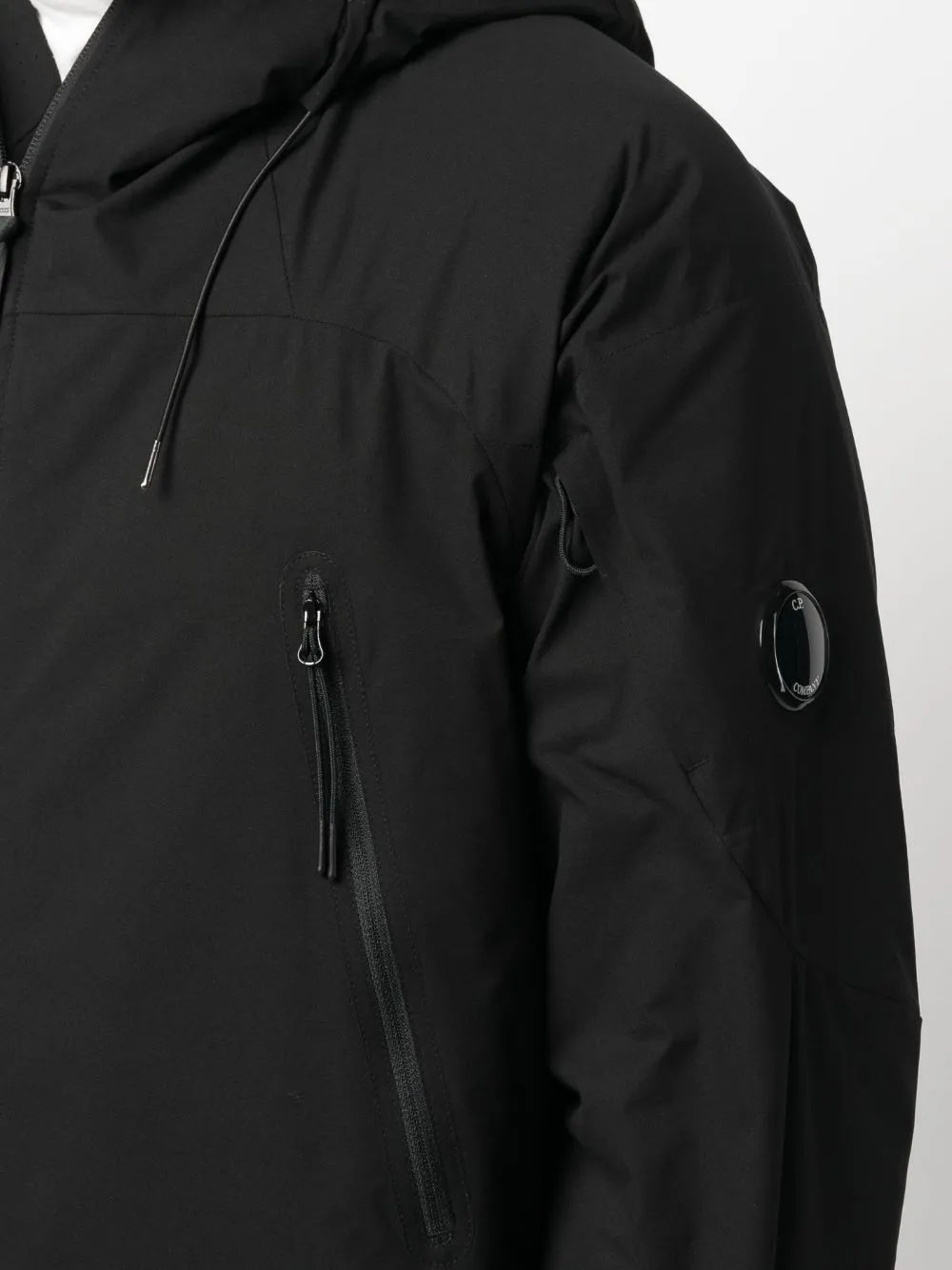 Giacca Pro-Tek nera con cappuccio 