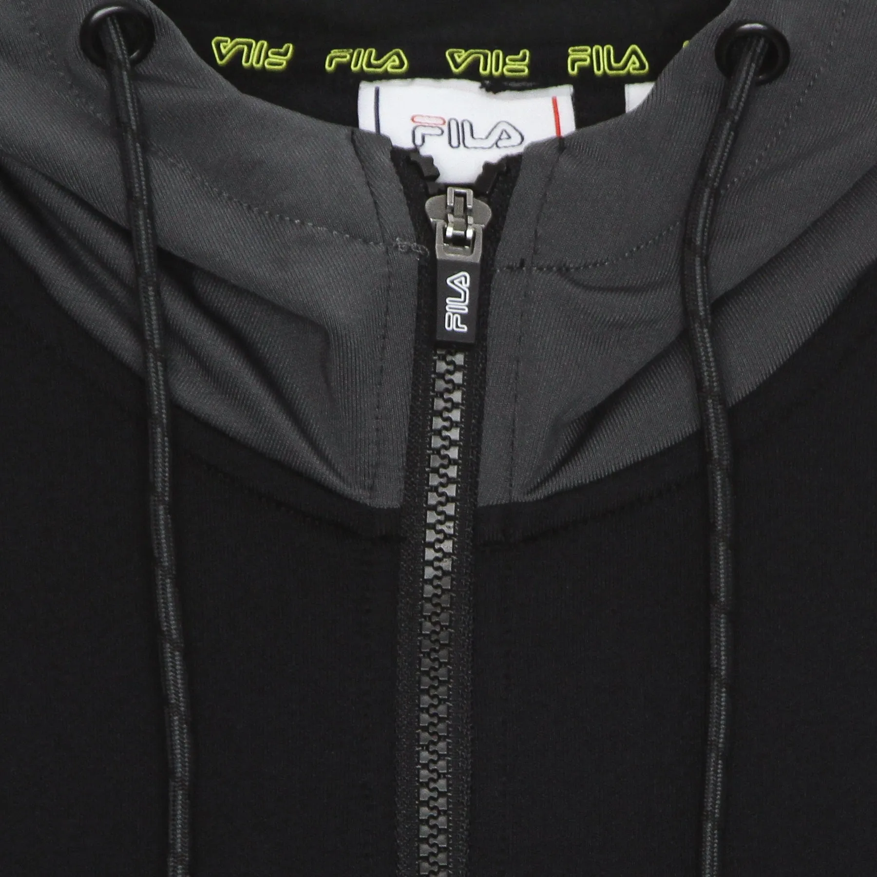 Giacca Tuta Cappuccio Uomo Palti Hooded Jacket Black/asphalt/sulphur Spring