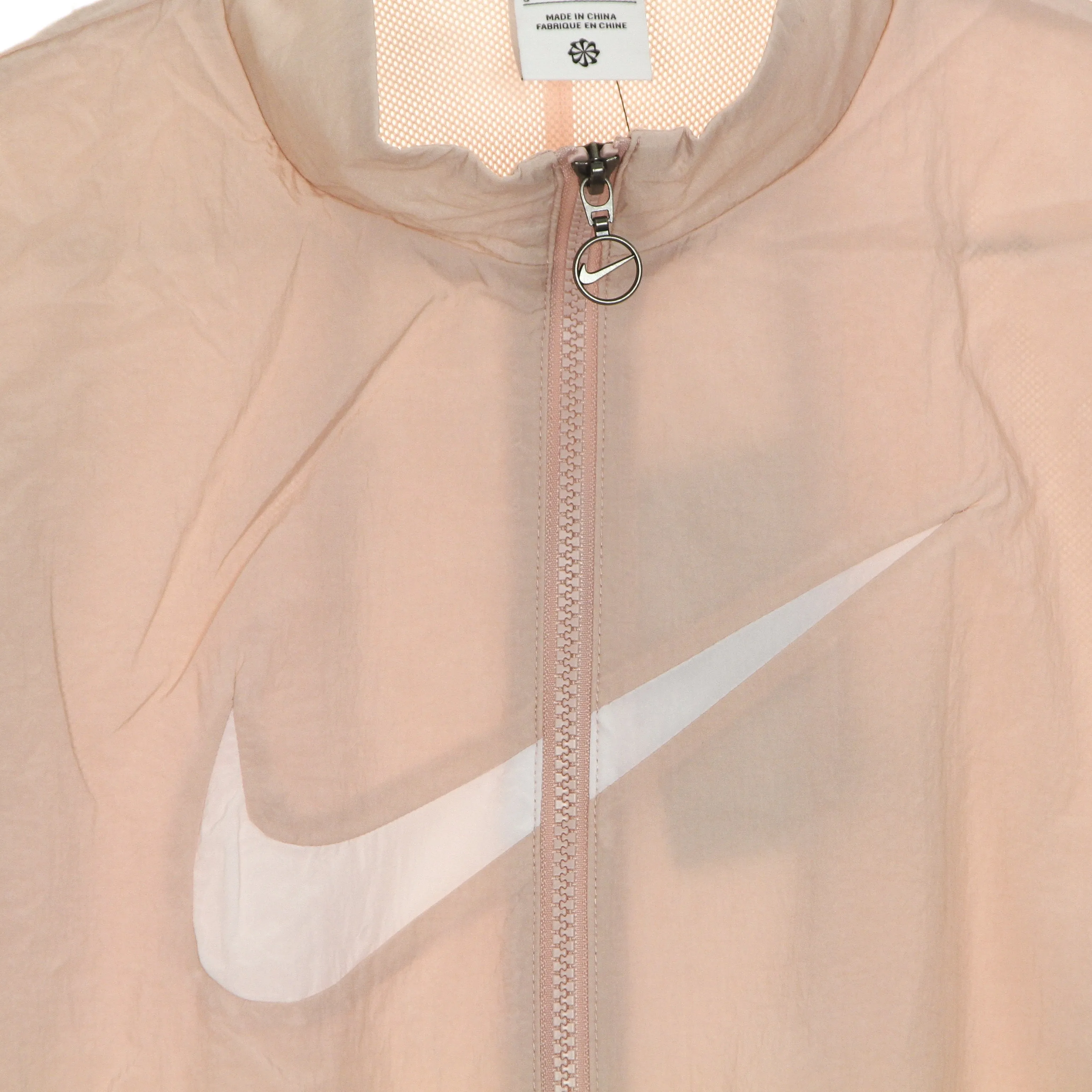Giacca Tuta Donna Essential Woven Jacket Pink Oxford/white