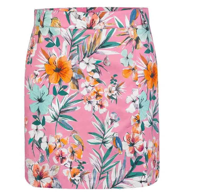 Golfino Gonna Summer Birds Printed