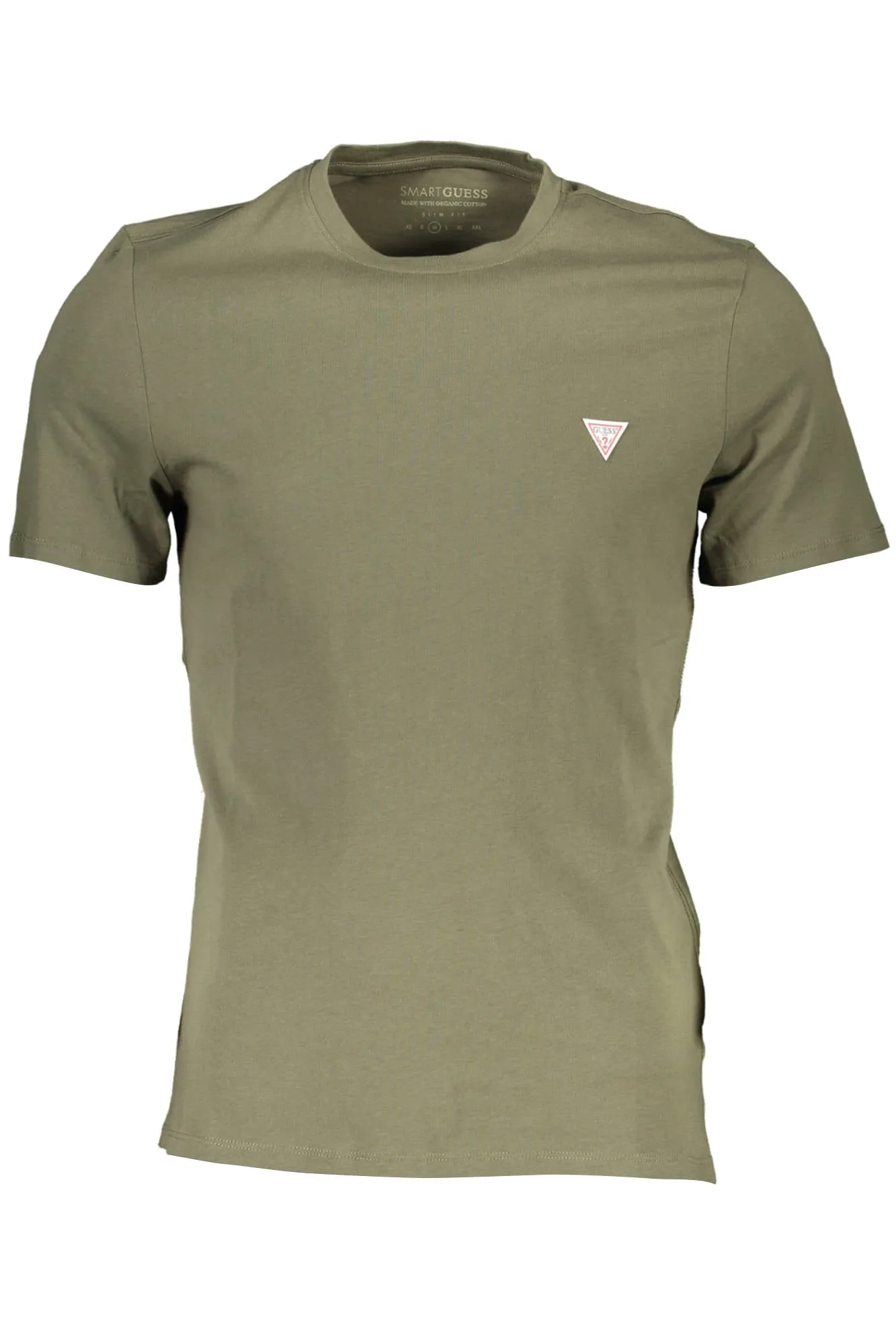 GUESS JEANS T-SHIRT MANICHE CORTE UOMO VERDE