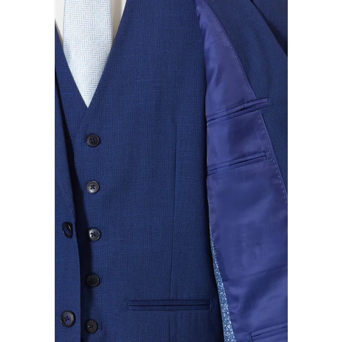 Henk ter Horst, tuta intera 3 pezzi con elastico blu royal