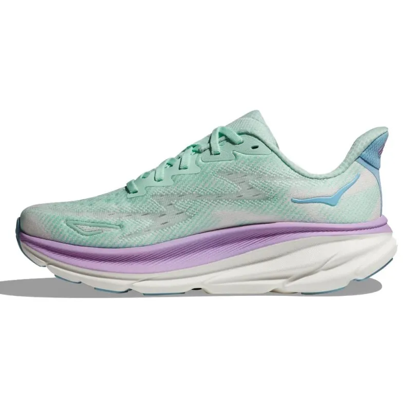 Hoka Clifton 9 Azzurro Lilla - Scarpe Running Donna