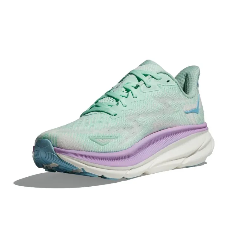 Hoka Clifton 9 Azzurro Lilla - Scarpe Running Donna
