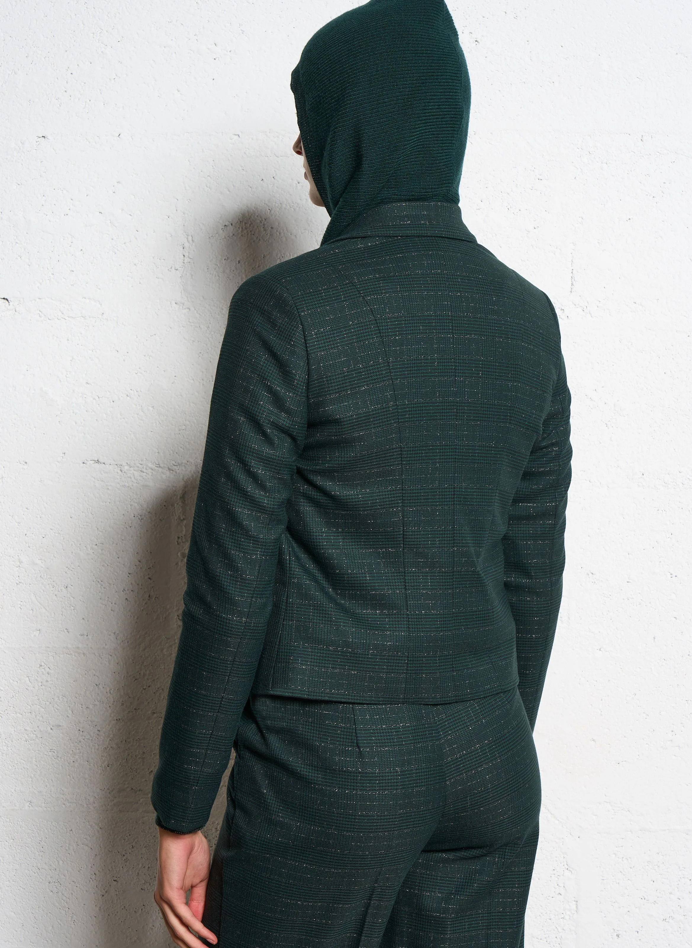  I CODE   Giacca da abito corta a quadri | Verde