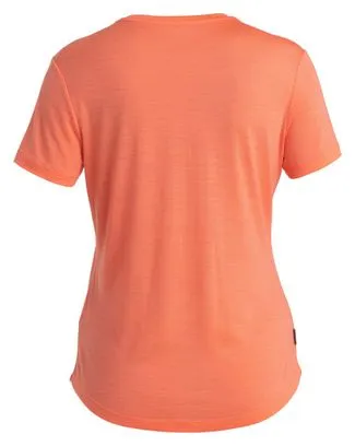 Icebreaker Merino 125 Cool-Lite Sphere III Orange Maglietta da donna