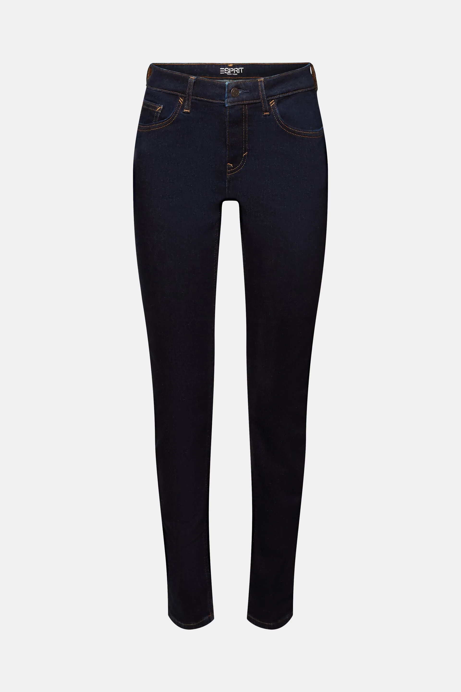 In materiale riciclato: jeans slim fit stretch a vita media