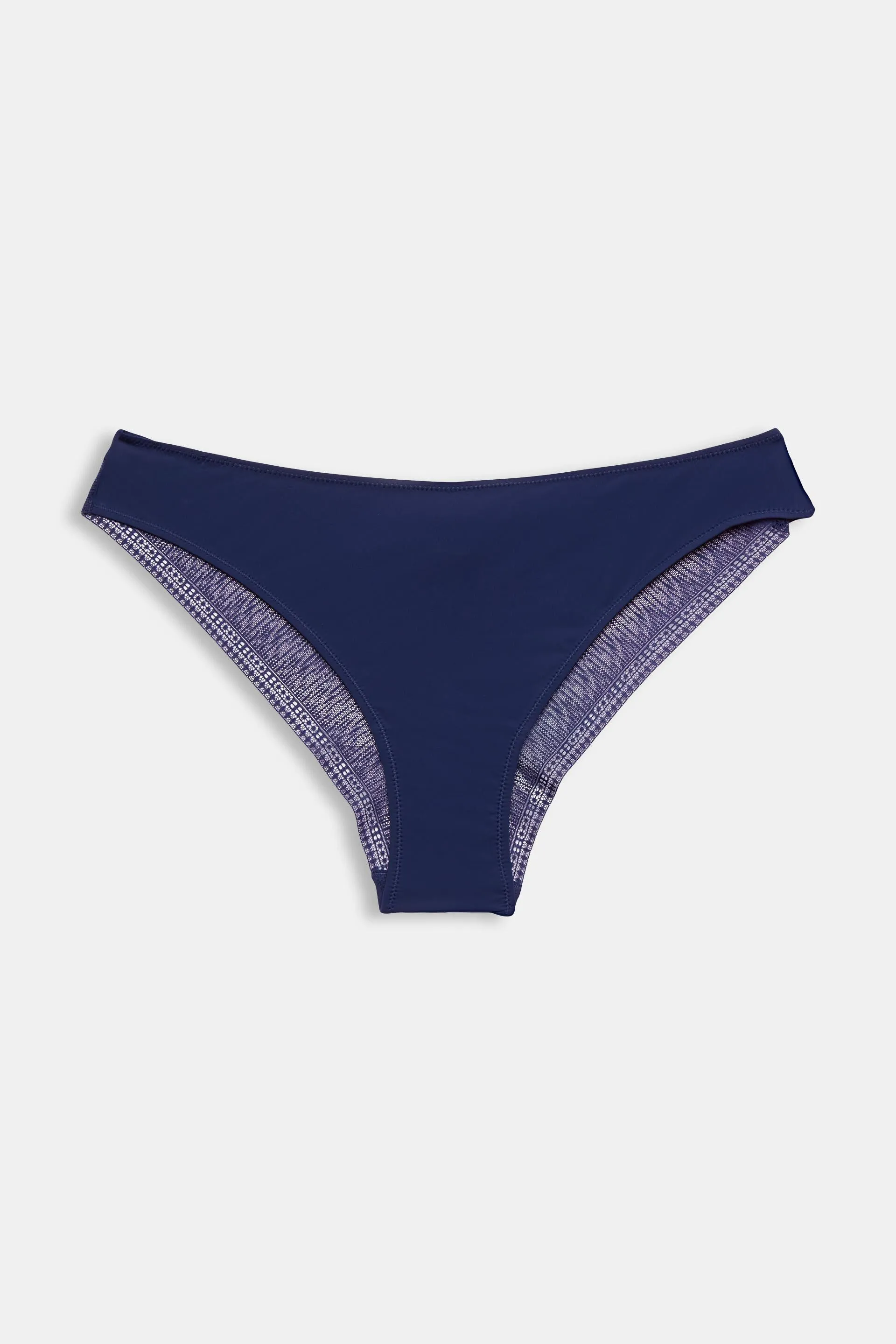In materiale riciclato: Slip a vita bassa con pizzo