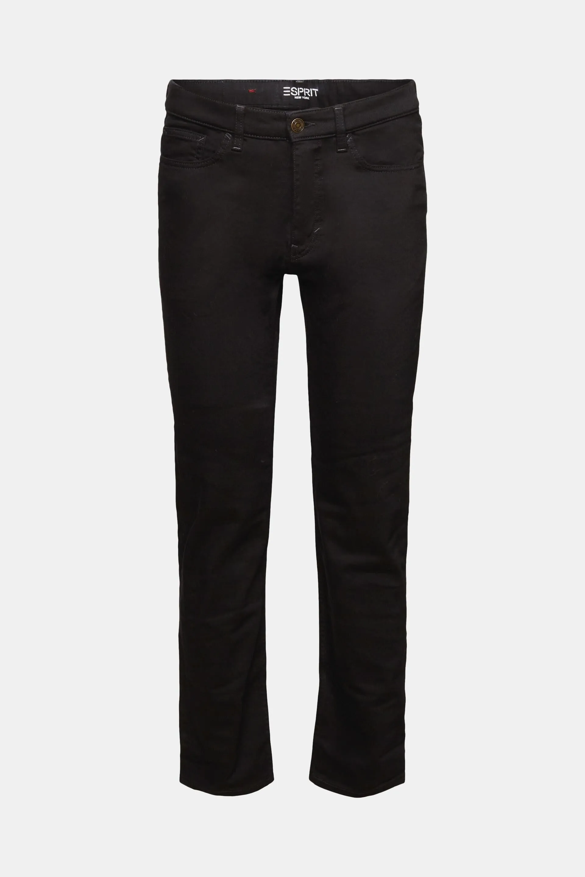 Jeans straight a vita media