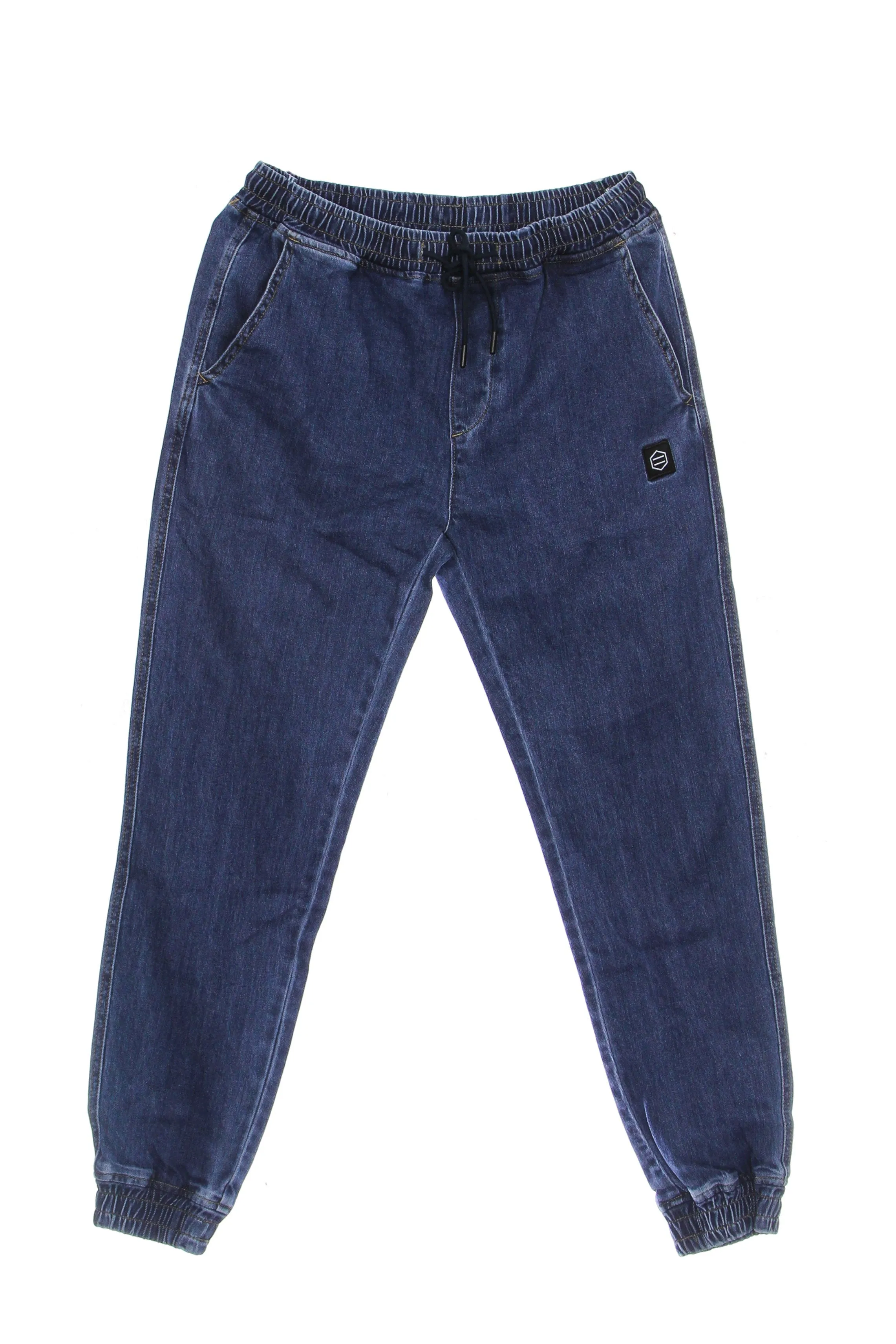 Jeans Uomo Pants Jogger Denim Light Denim Blue