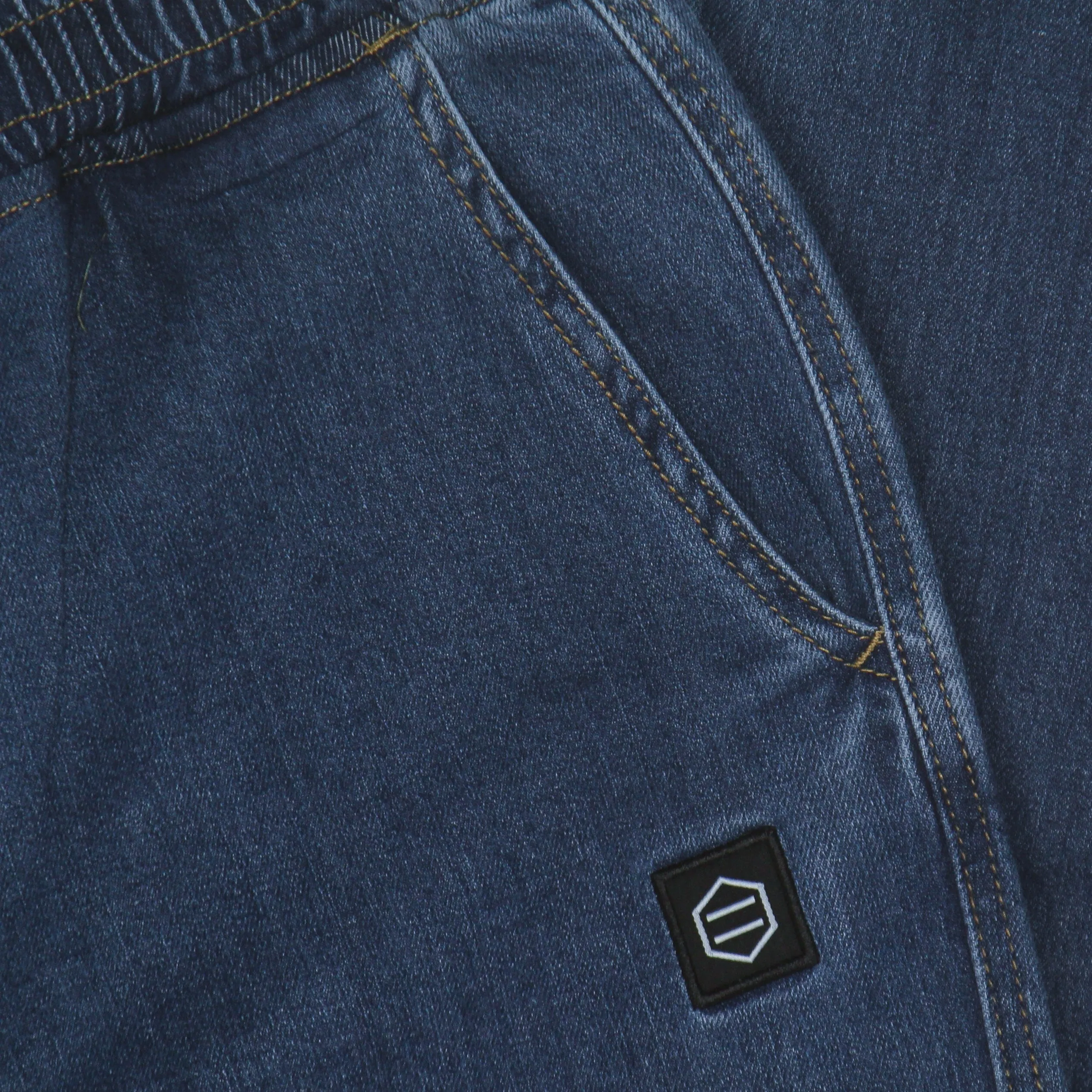 Jeans Uomo Pants Jogger Denim Light Denim Blue