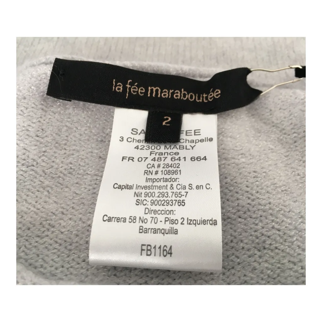 LA FEE MARABOUTEE maglia donna perla viscosa mod FB1164 MADE IN ITALY