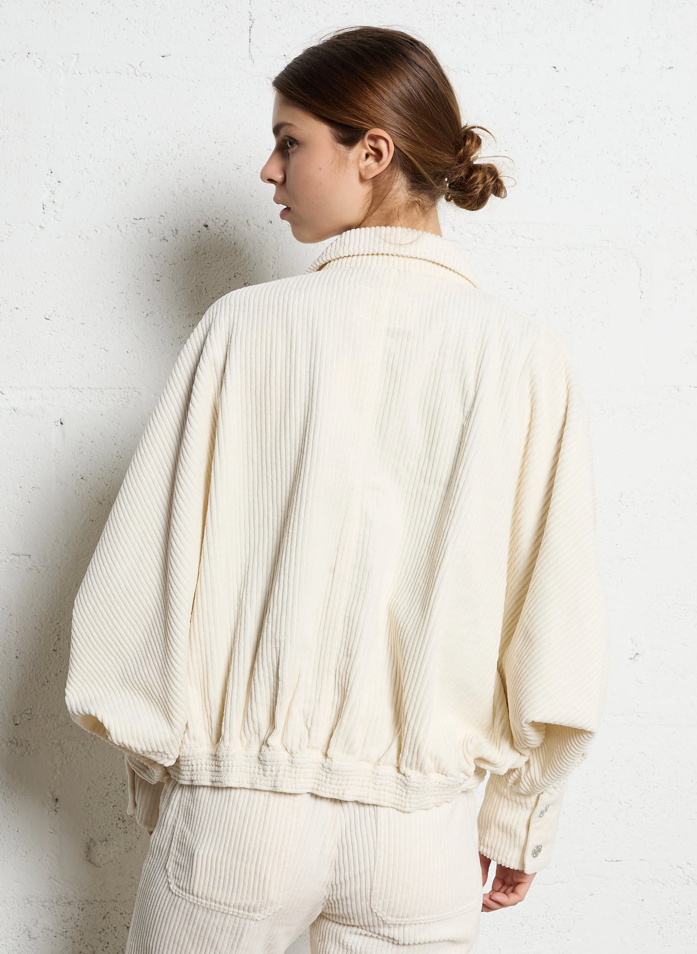  LAB DIP   BRON - Giacca collo classico in cotone | Beige