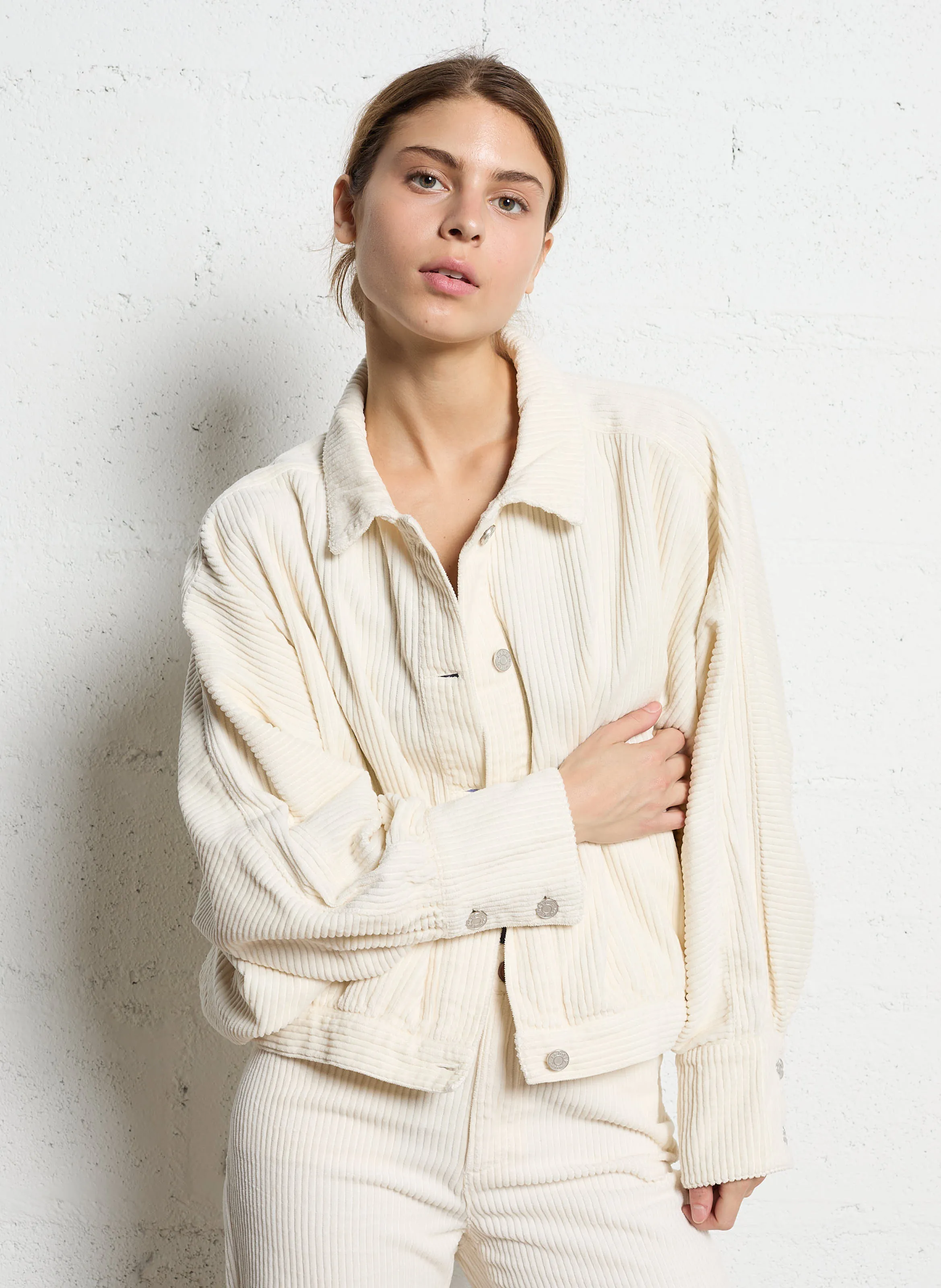  LAB DIP   BRON - Giacca collo classico in cotone | Beige