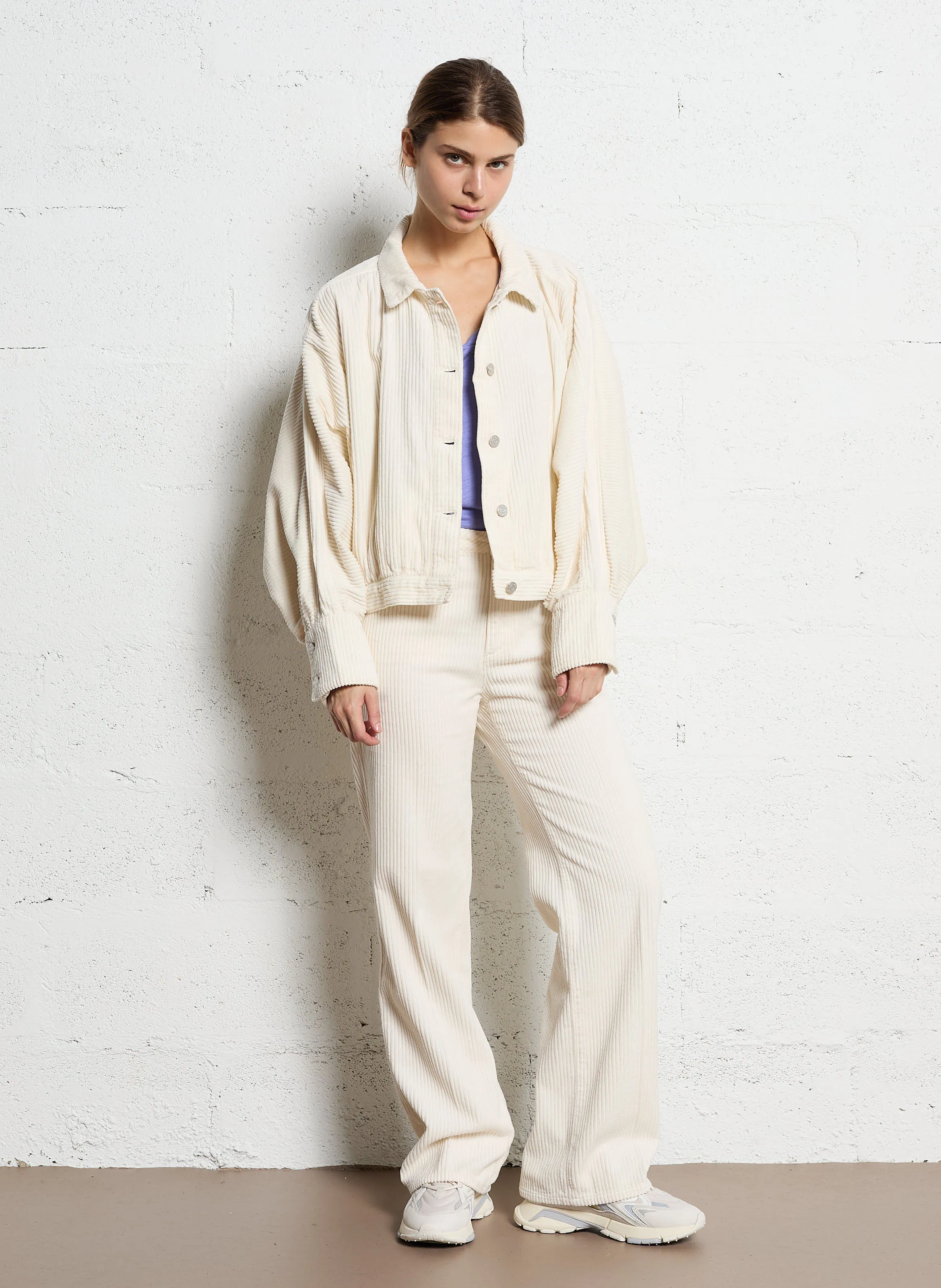  LAB DIP   BRON - Giacca collo classico in cotone | Beige