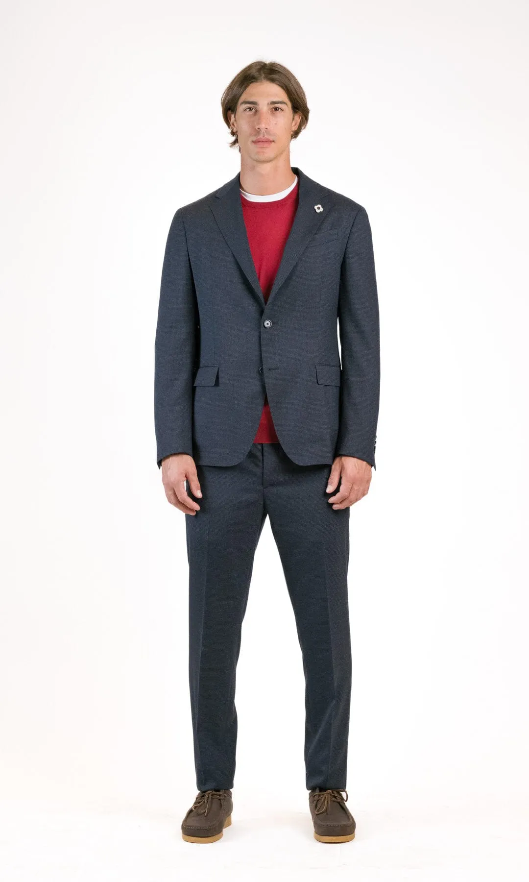 Lardini Abito Easy Wear Microdisegno