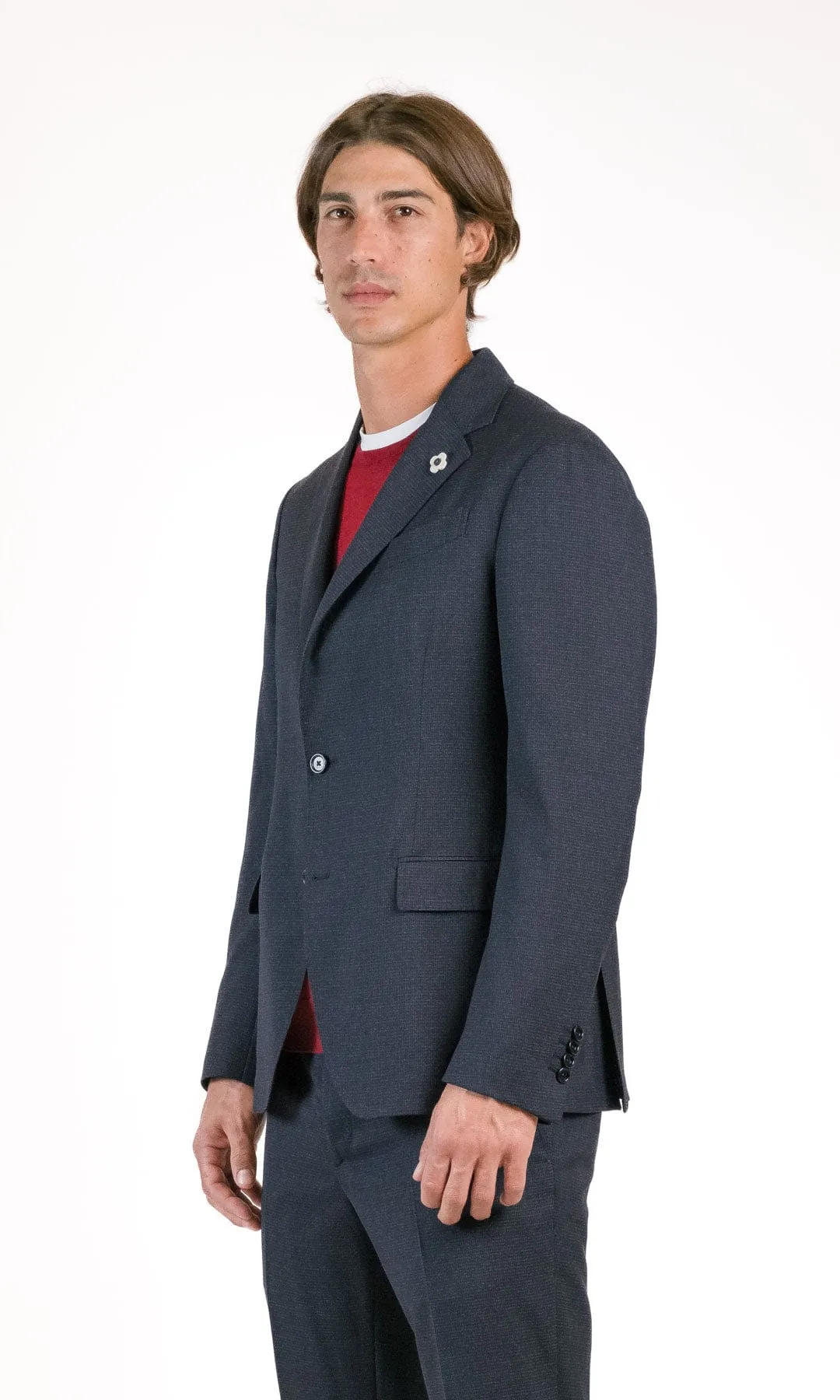 Lardini Abito Easy Wear Microdisegno