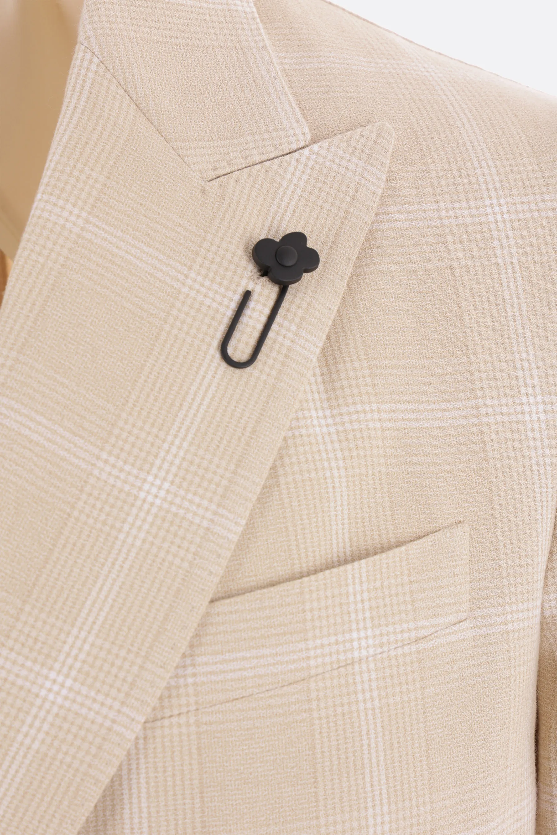 LARDINI giacca doppiopetto in misto cotone