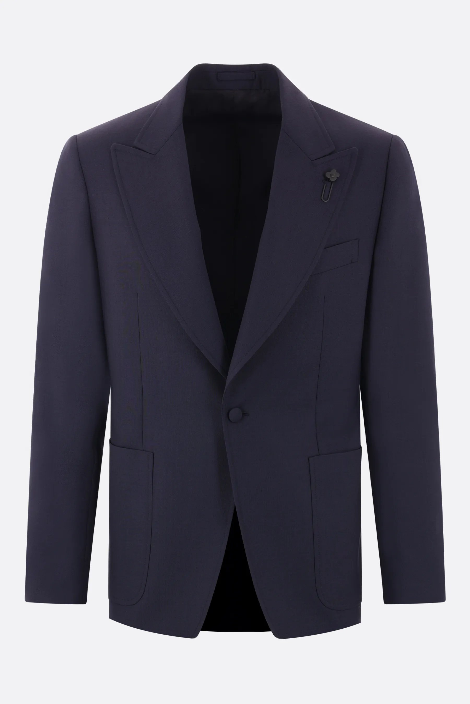 LARDINI giacca monopetto in lana