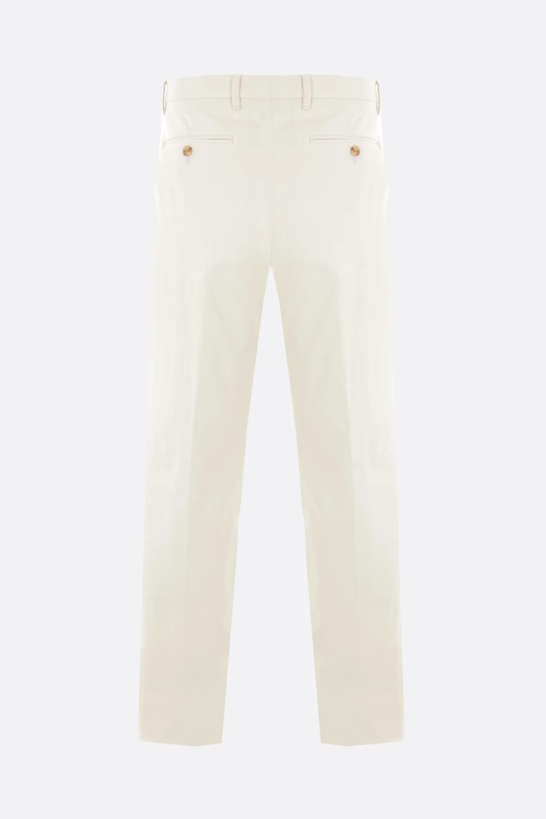  LARDINI pantalone con pinces in gabardine 