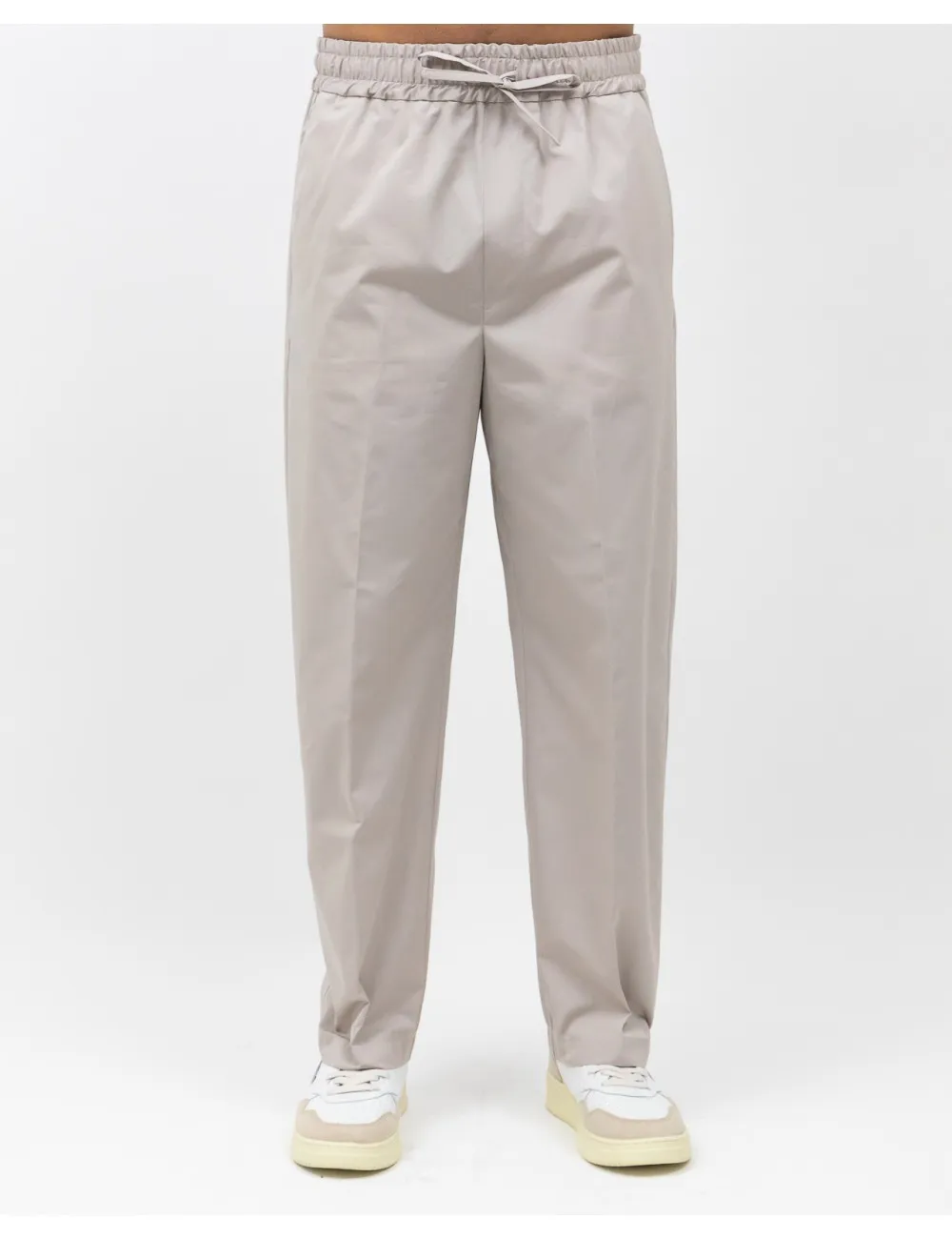 Lardini - Pantalone in Cotone Beige Uomo