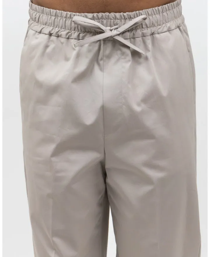 Lardini - Pantalone in Cotone Beige Uomo