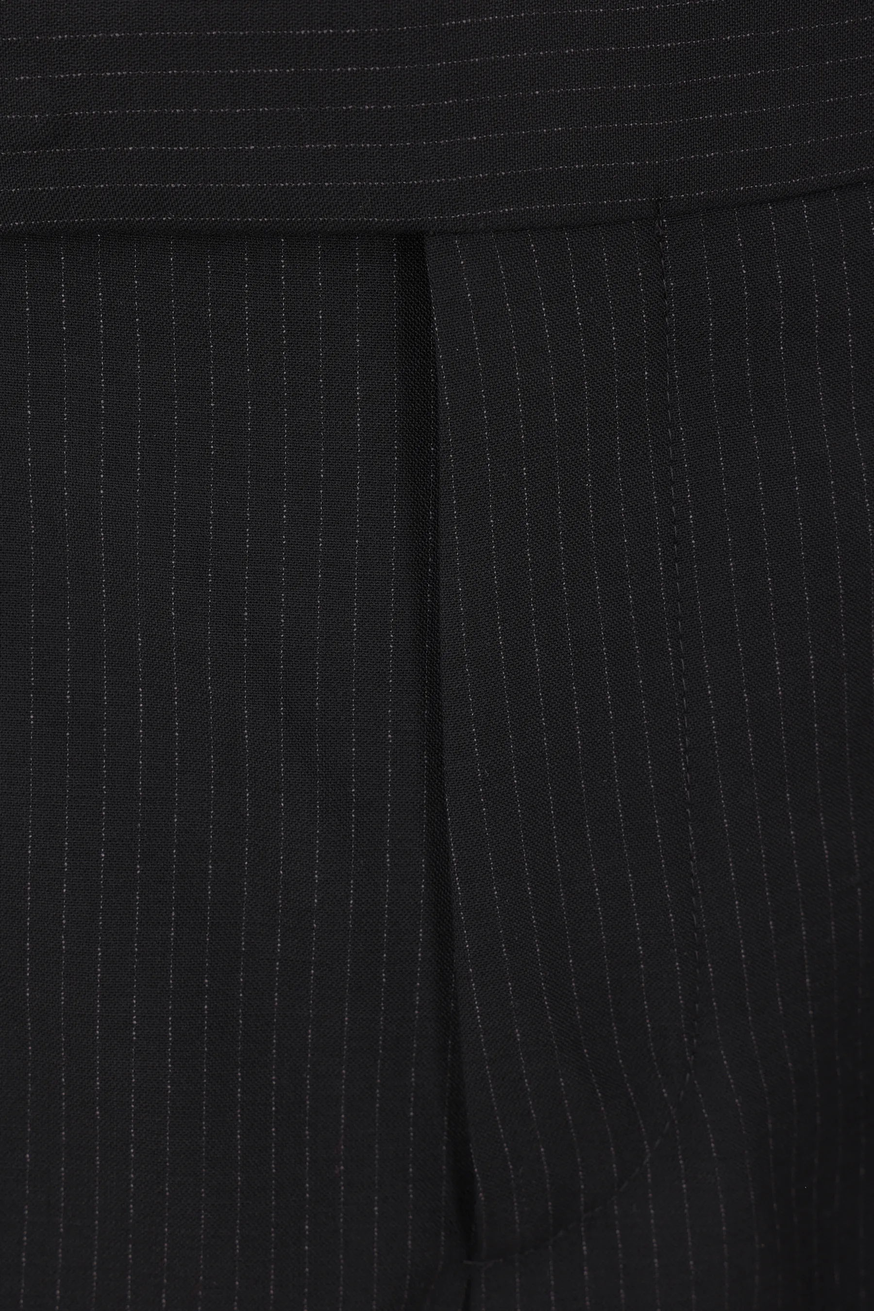 LARDINI pantalone regular-fit in lana e cotone gessato