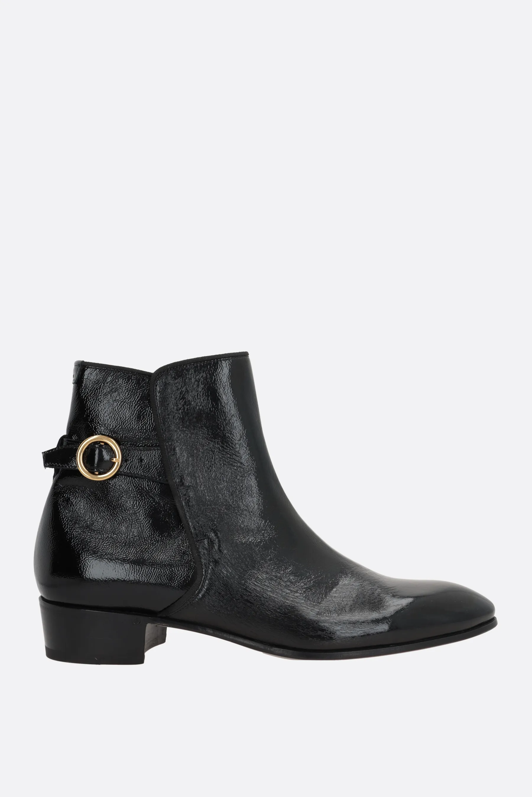 LARDINI stivaletto in pelle craquelé