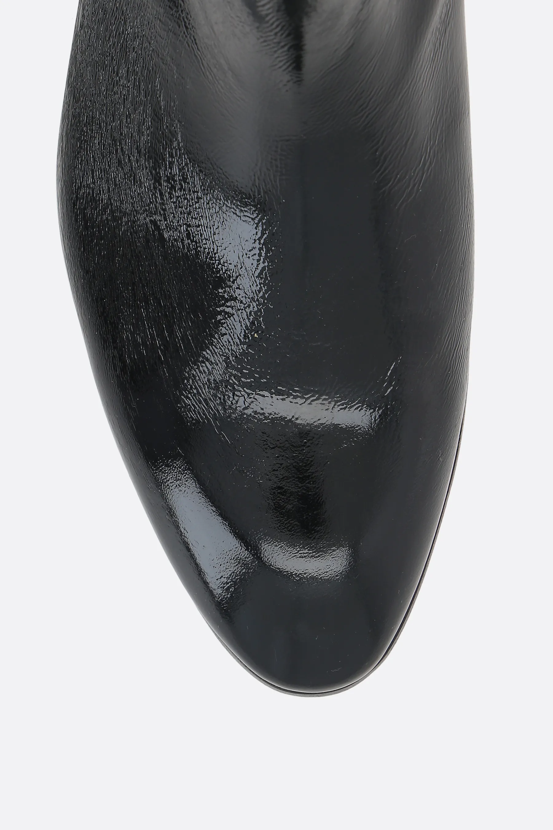 LARDINI stivaletto in pelle craquelé