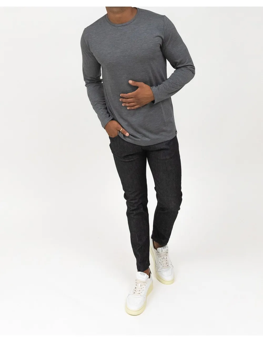Lardini - T-Shirt Maniche Lunghe Uomo